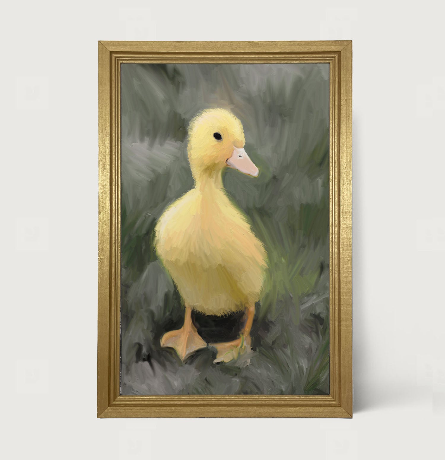 Baby duck - Framed art
