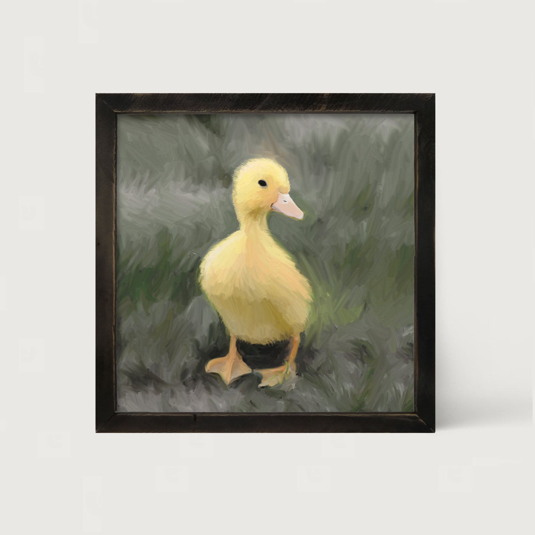 Baby duck - Framed art