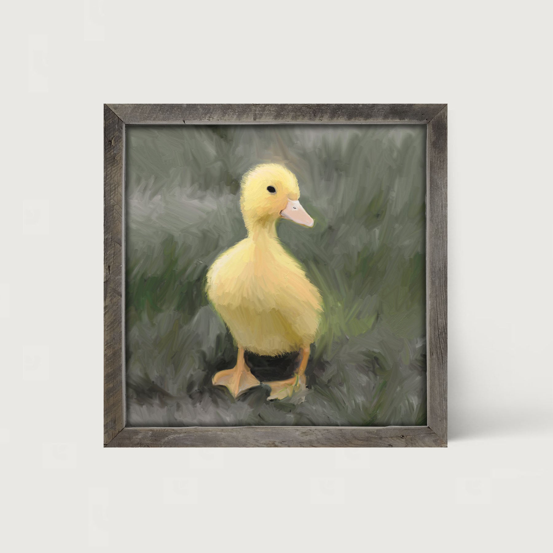 Baby duck - Framed art