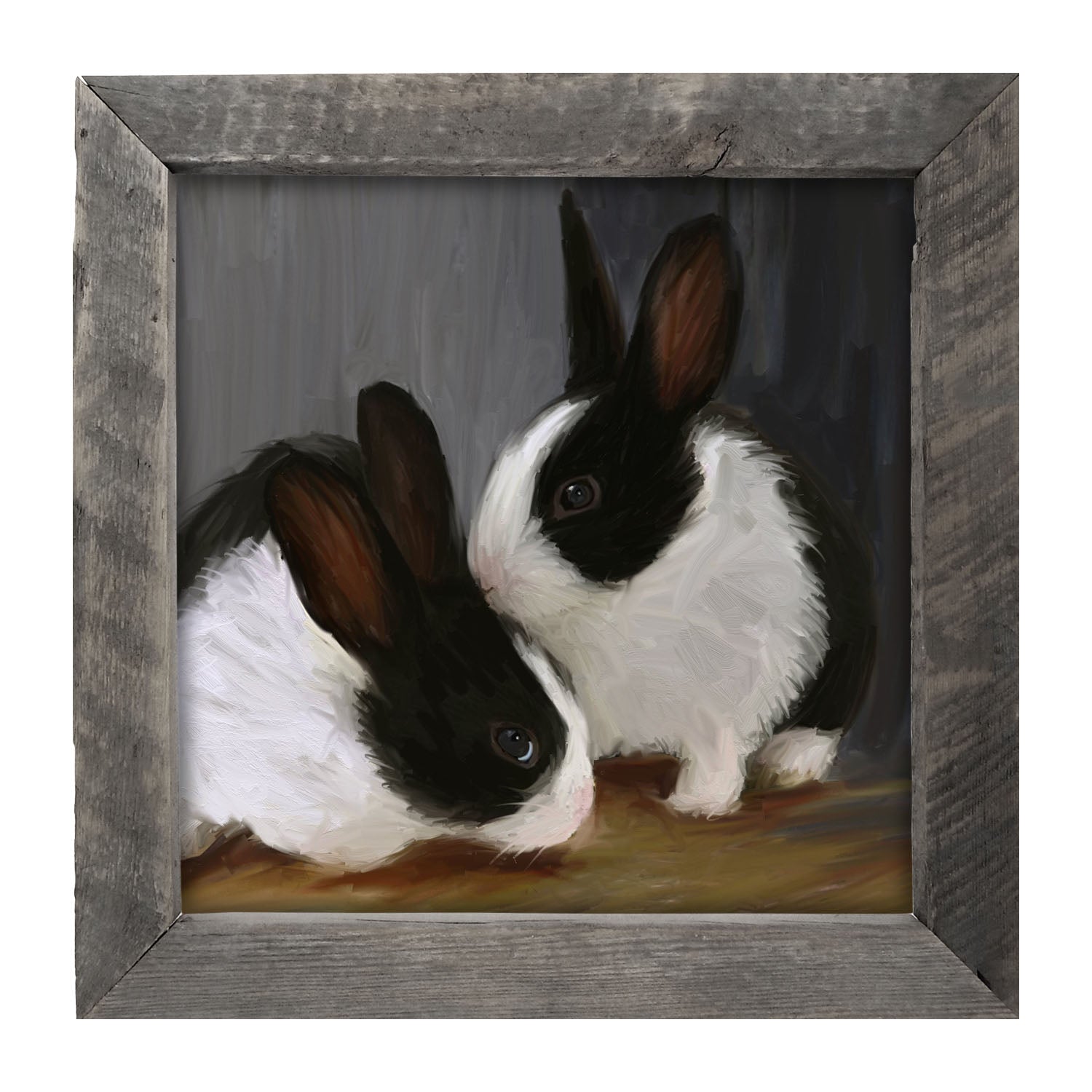 Dutch Bunnies - Framed art