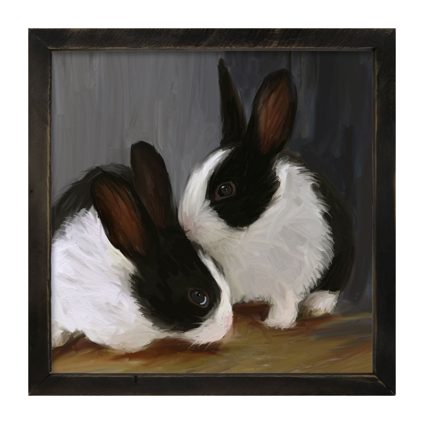 Dutch Bunnies - Framed art