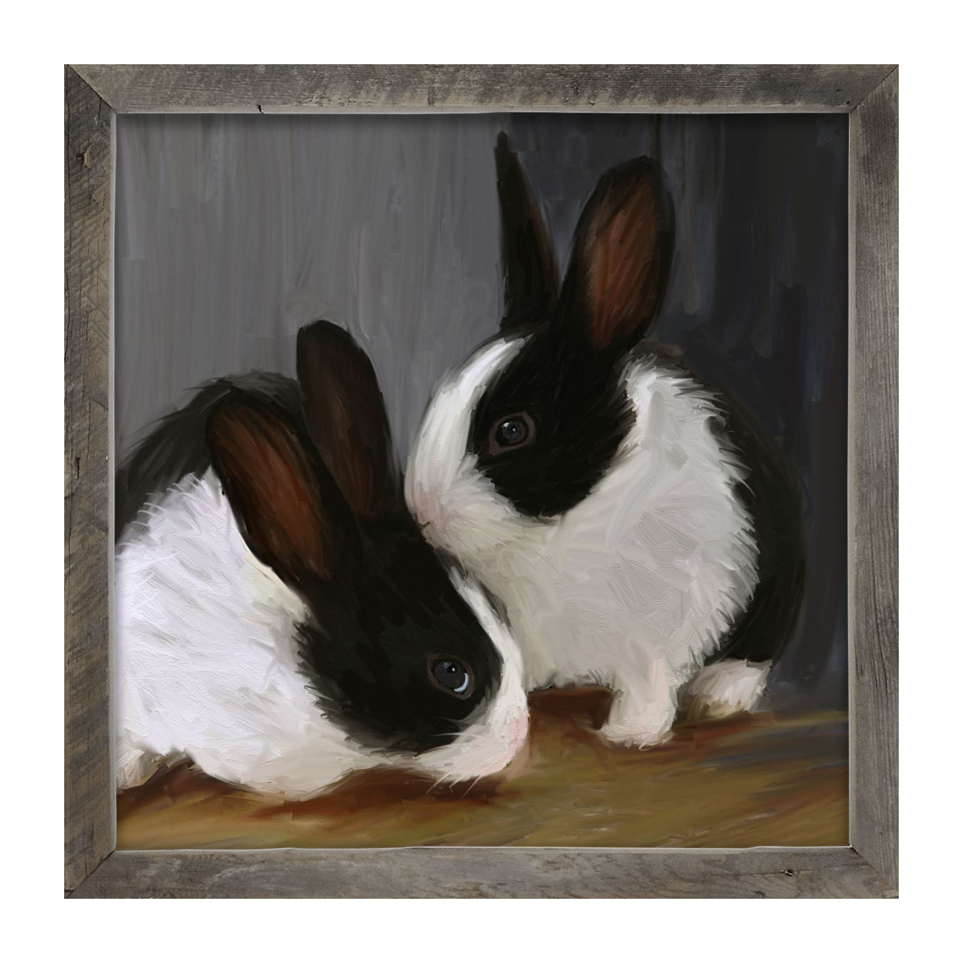 Dutch Bunnies - Framed art
