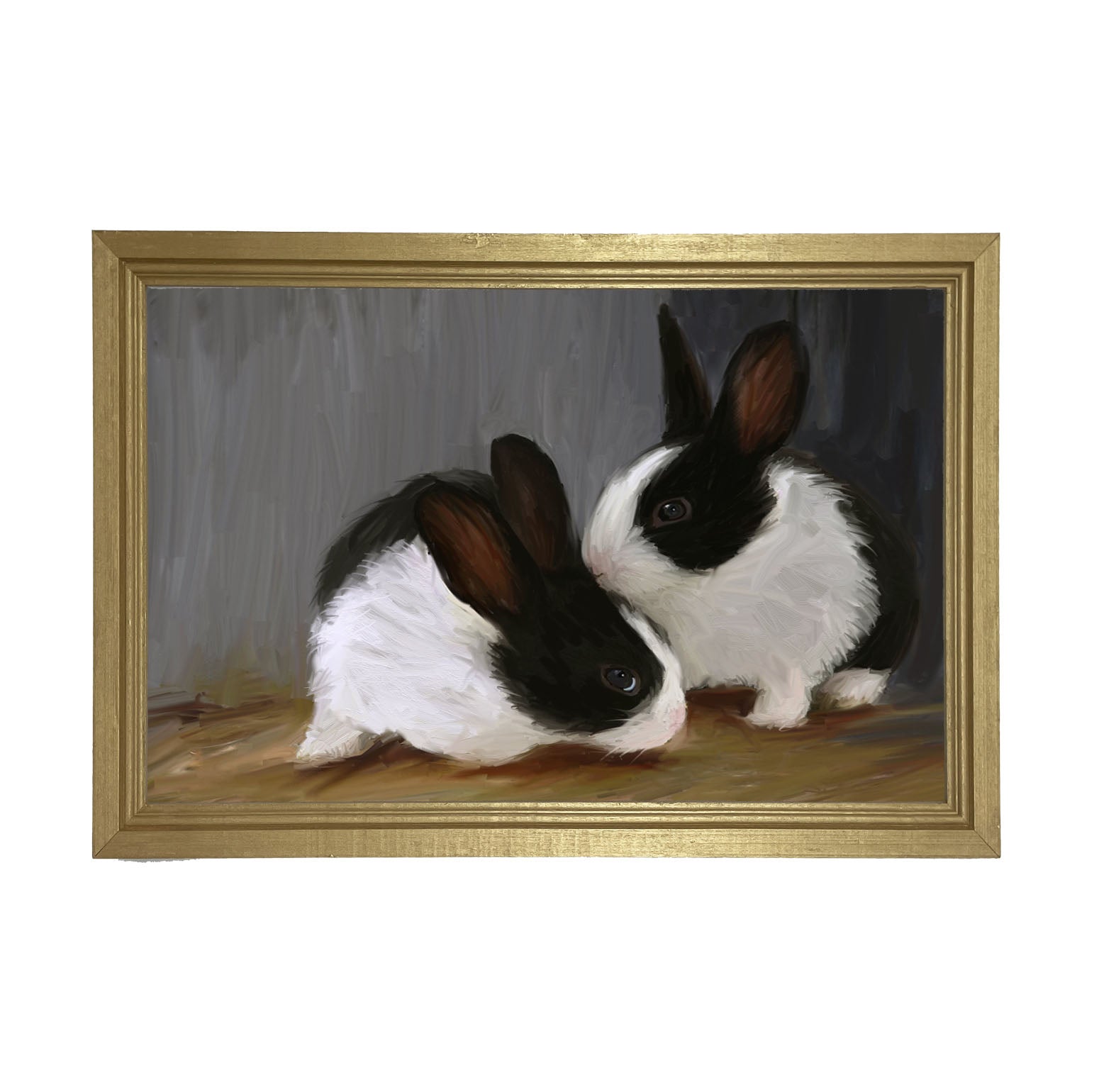 Dutch Bunnies - Framed art