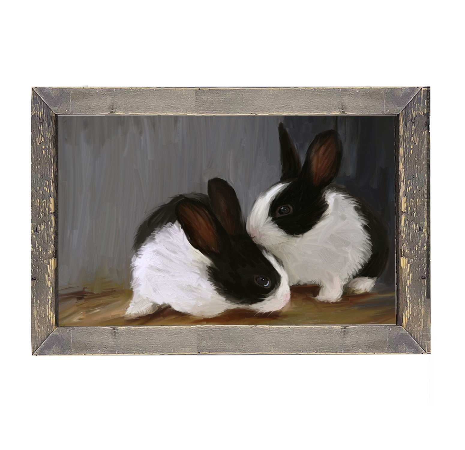 Dutch Bunnies - Framed art