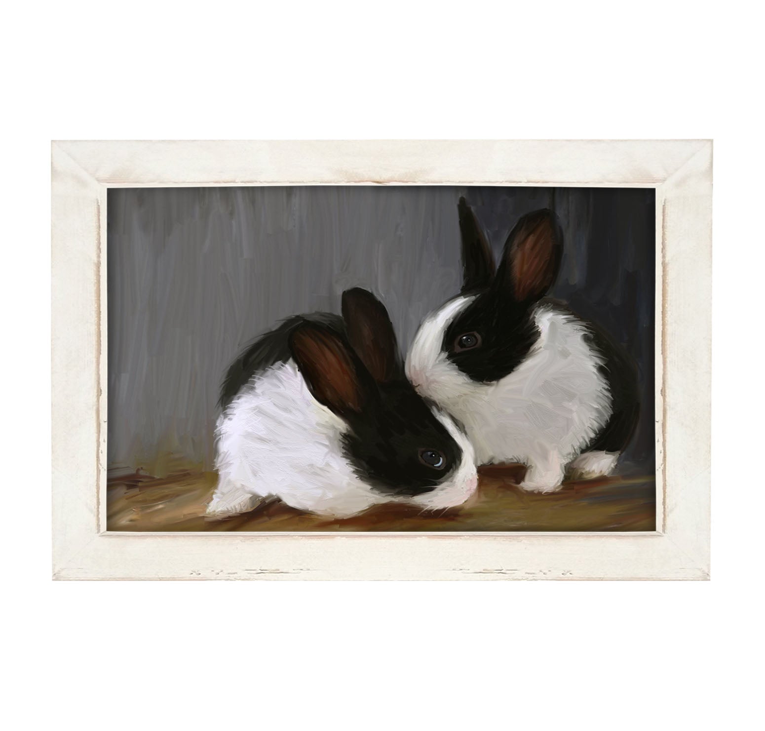 Dutch Bunnies - Framed art