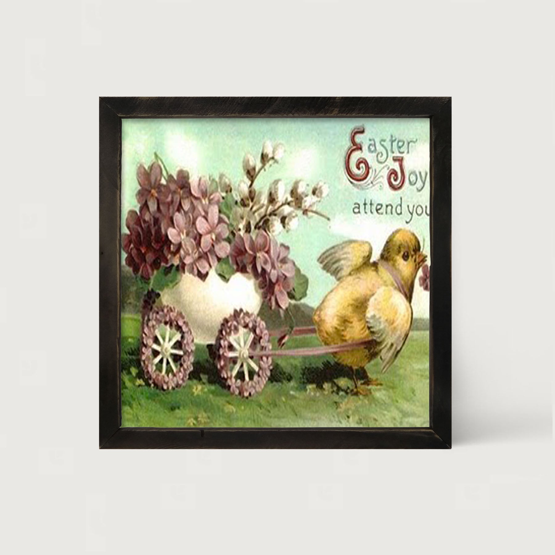 Easter Joy Attend You - Framed art