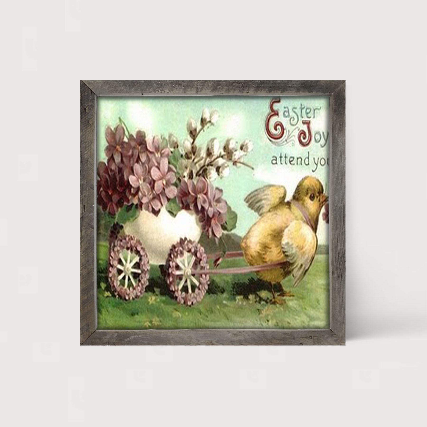 Easter Joy Attend You - Framed art