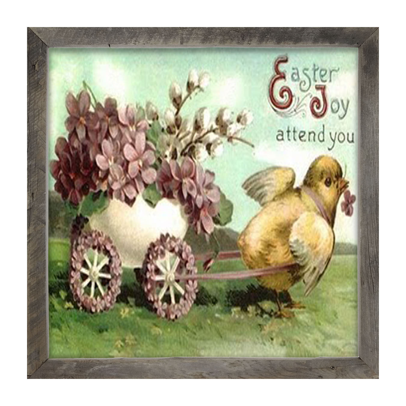 Easter Joy Attend You - Framed art