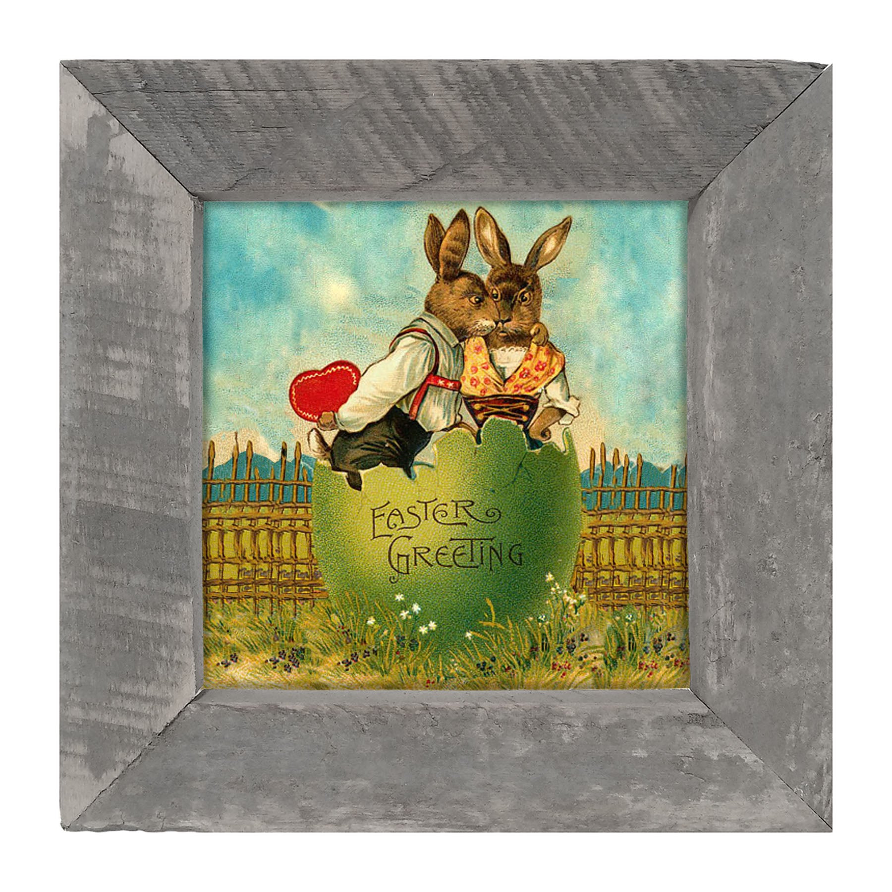 Easter Kiss - Framed art