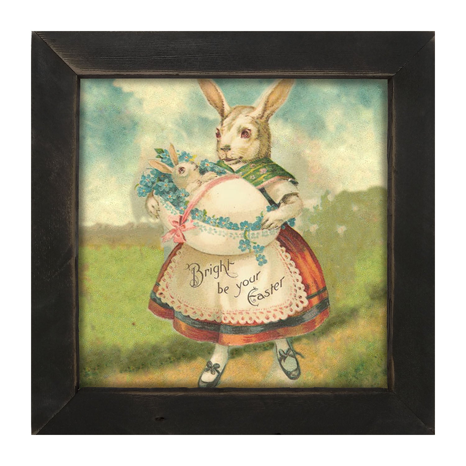 Bright Be Your Easter - Framed art