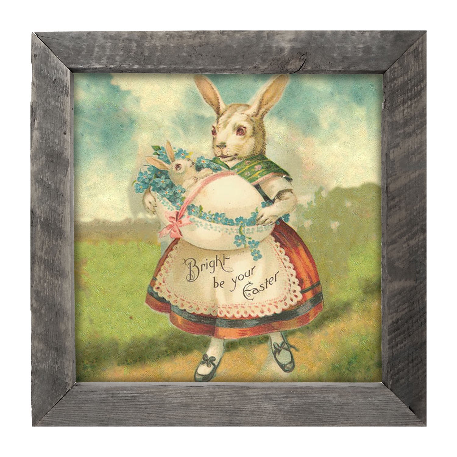 Bright Be Your Easter - Framed art