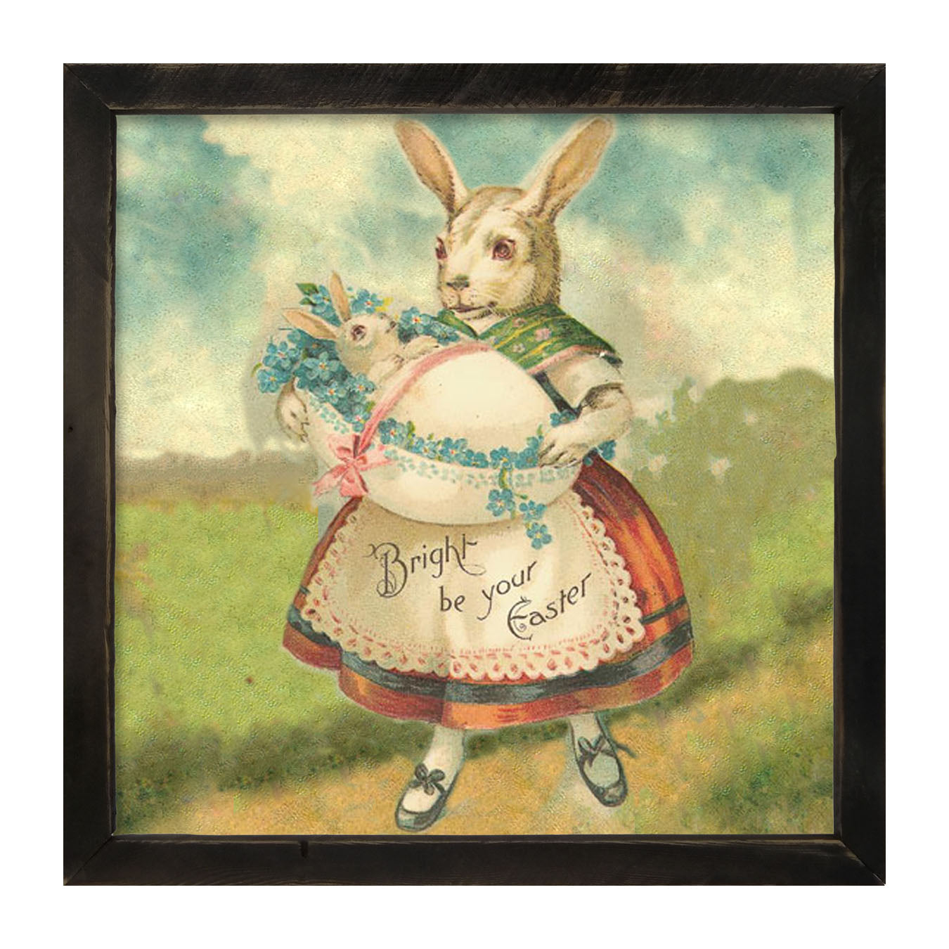 Bright Be Your Easter - Framed art