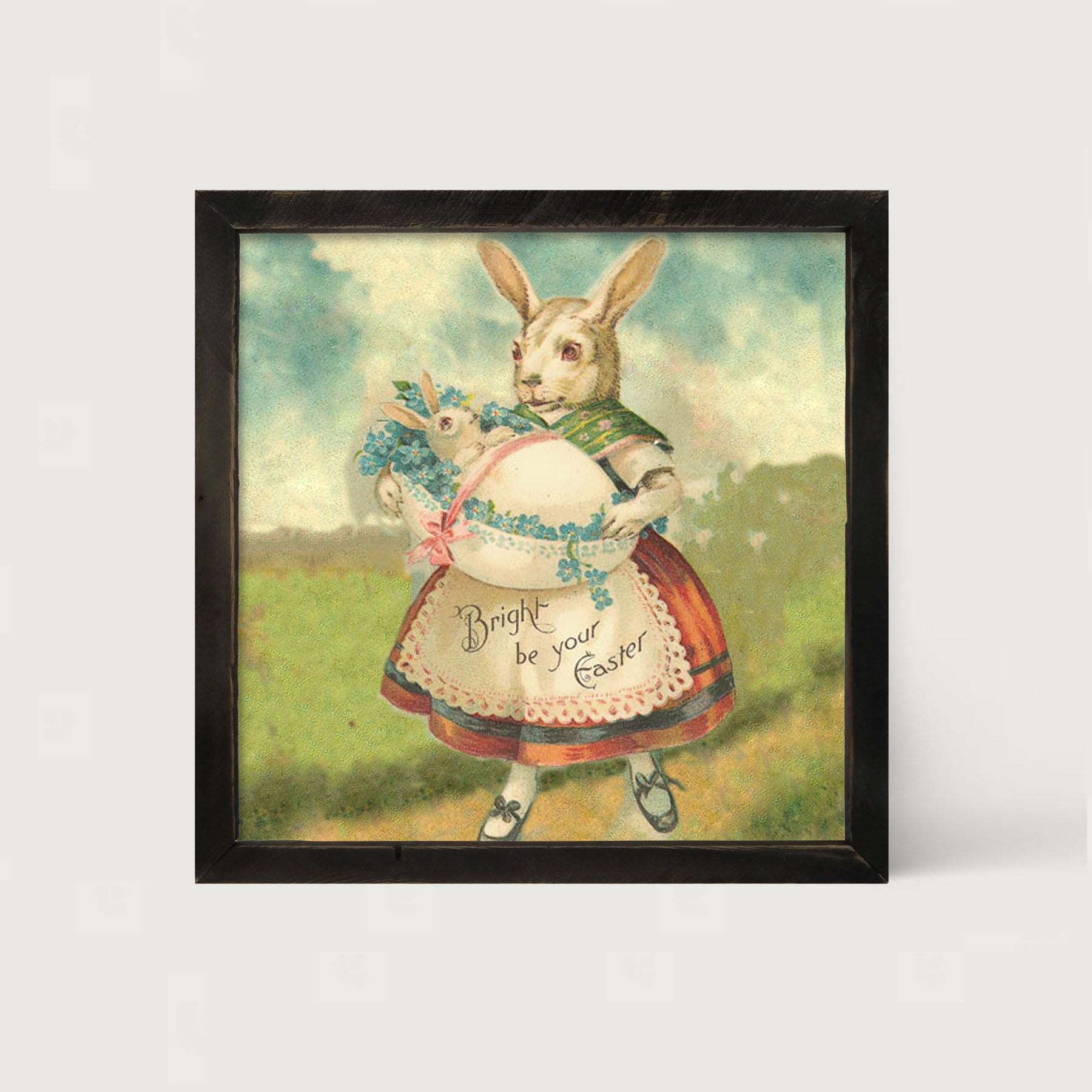 Bright Be Your Easter - Framed art