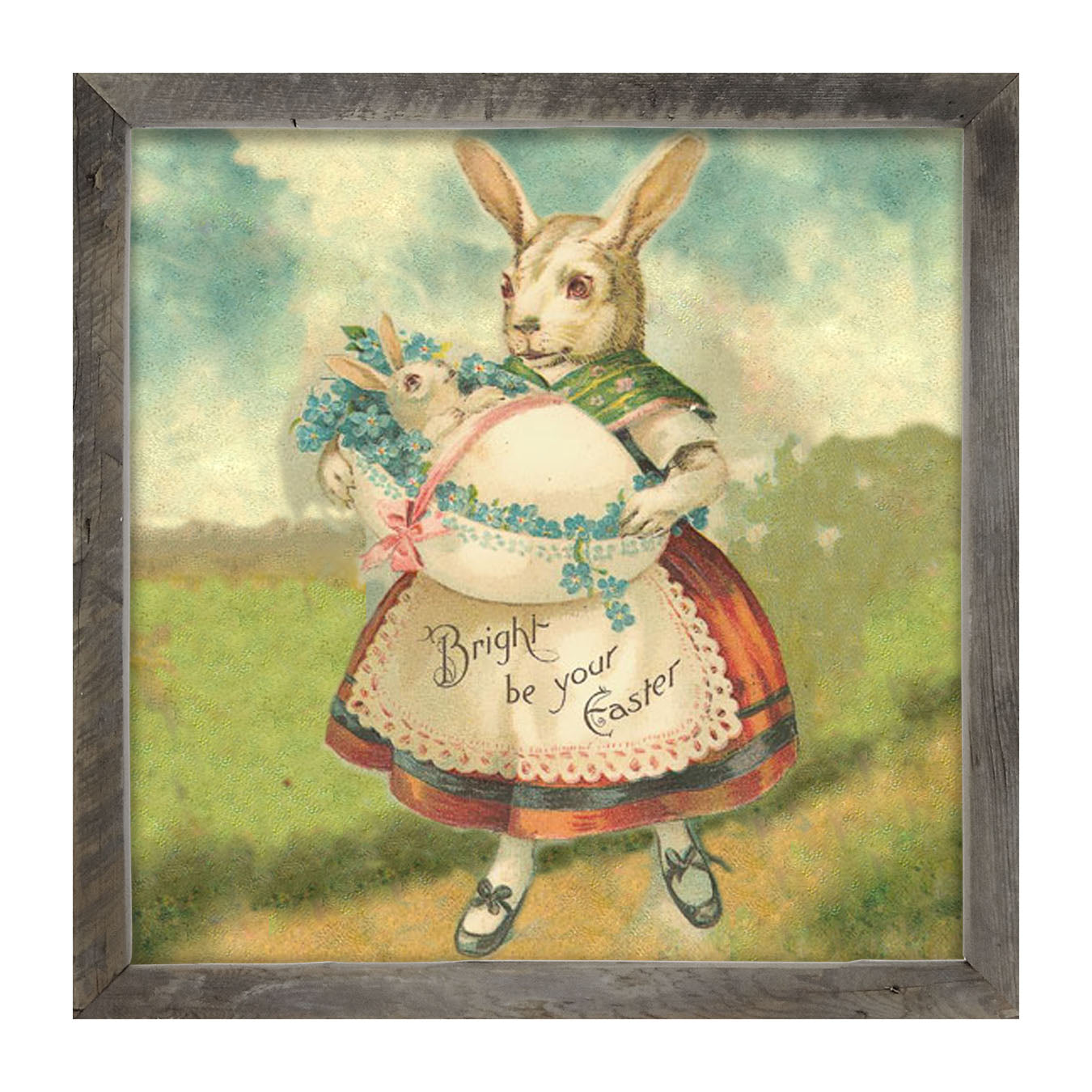 Bright Be Your Easter - Framed art