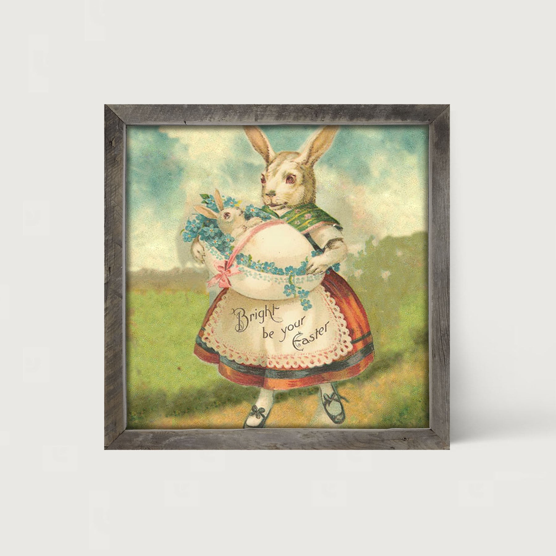 Bright Be Your Easter - Framed art