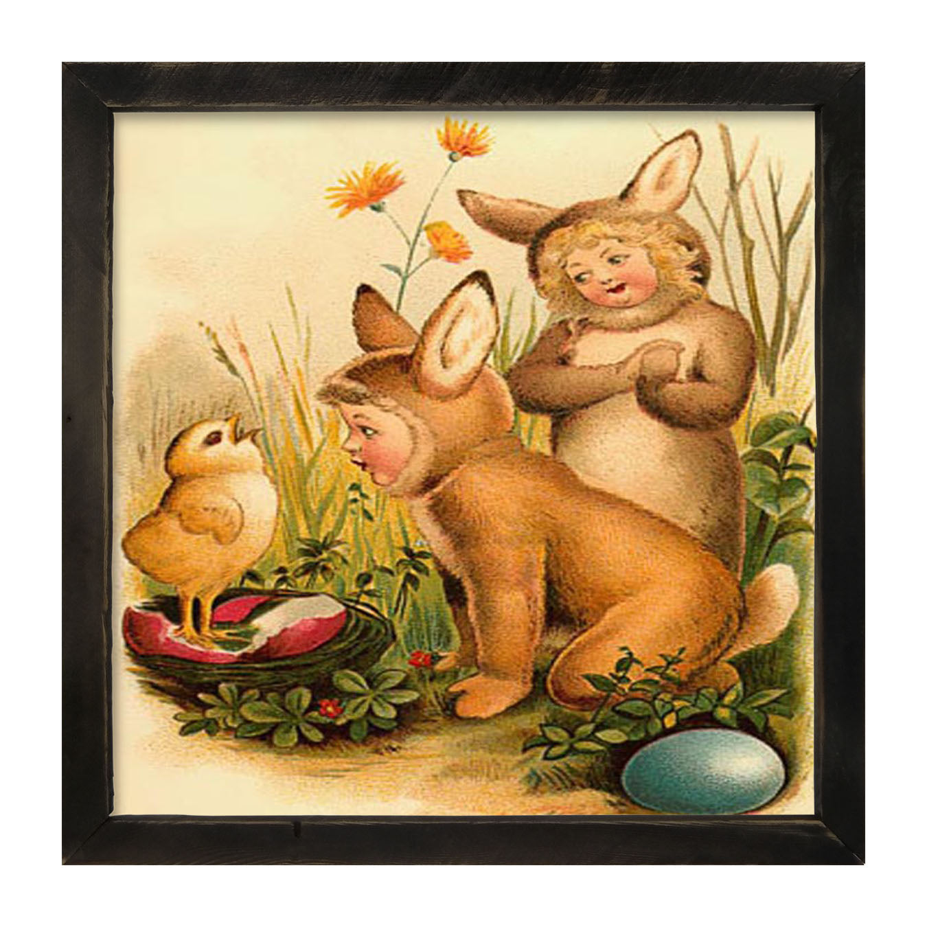 Easter Bunny Suit - Framed art