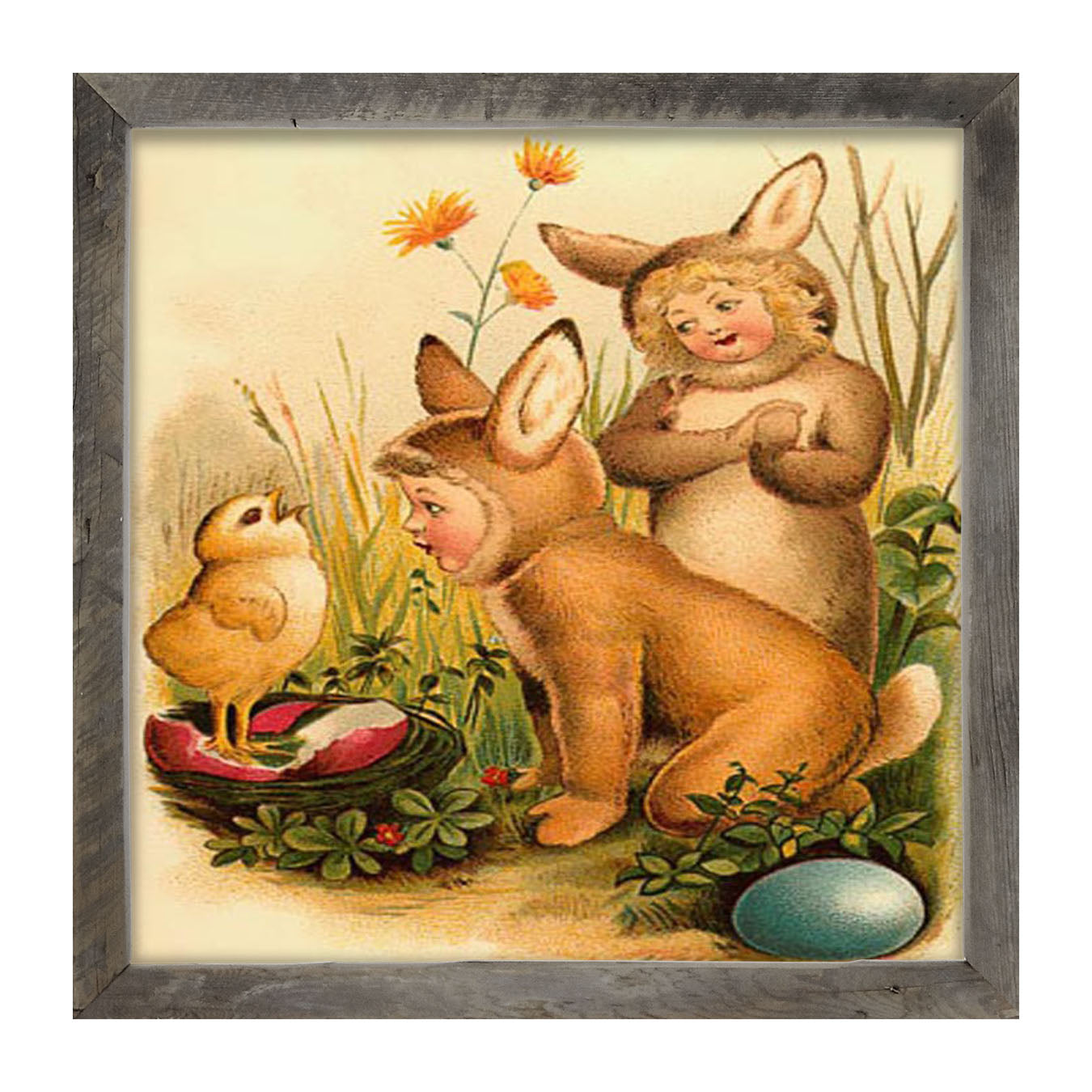 Easter Bunny Suit - Framed art