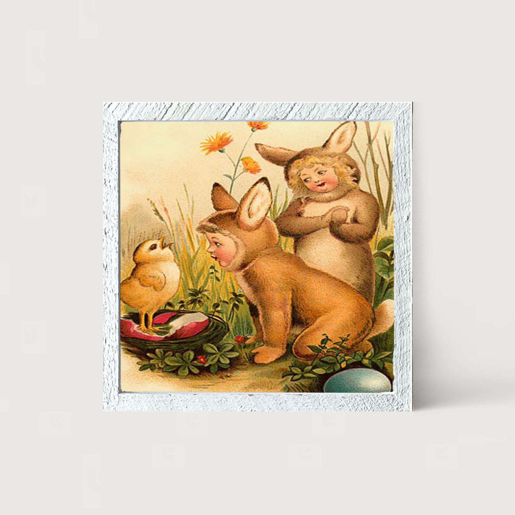 Easter Bunny Suit - Framed art