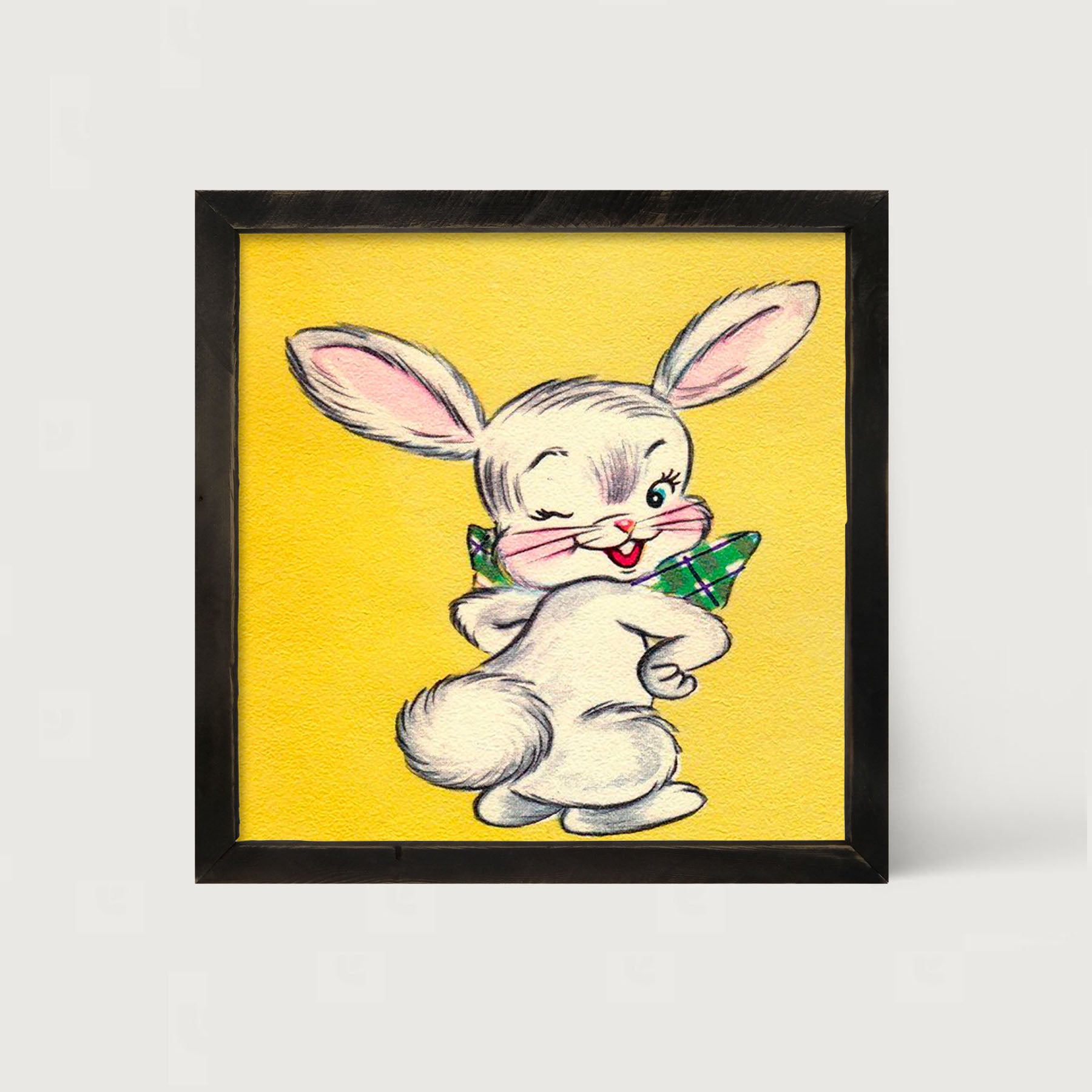 Cotton Tail - Framed art