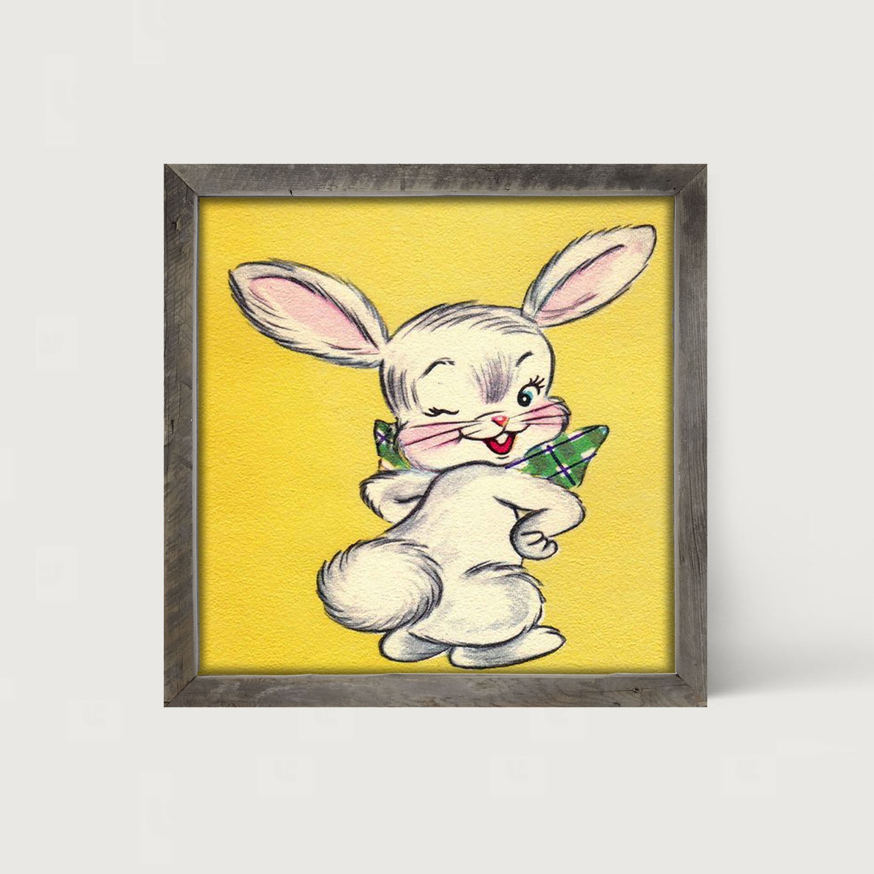 Cotton Tail - Framed art