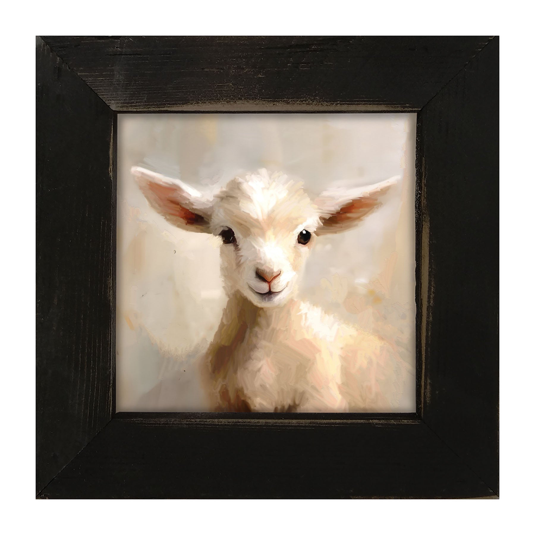 Little Lamb Portrait - Framed Art