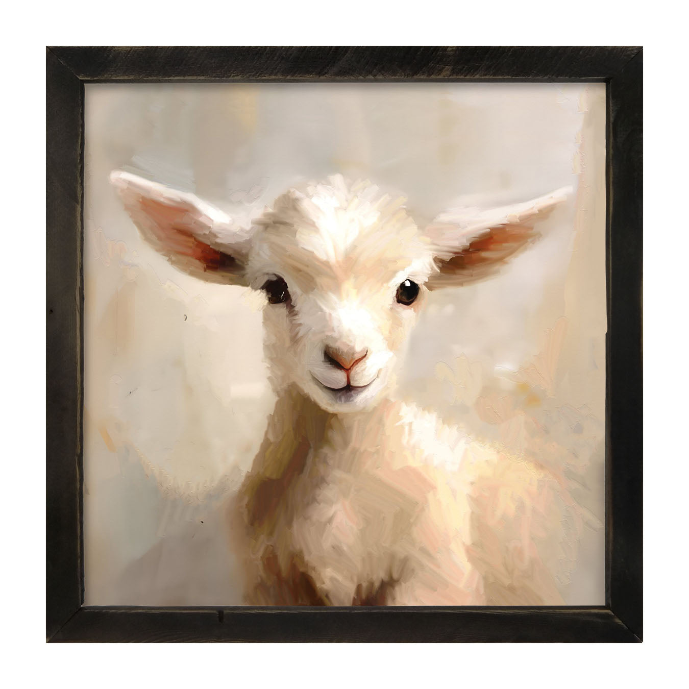 Little Lamb Portrait - Framed Art