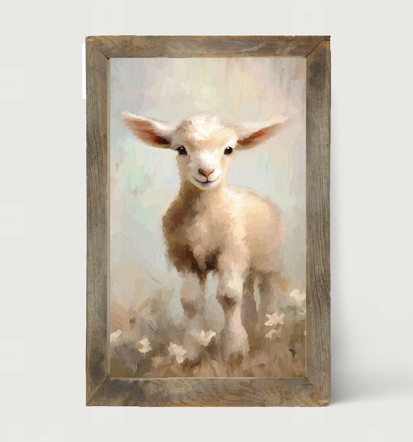 In the Meadow with Little Lamb