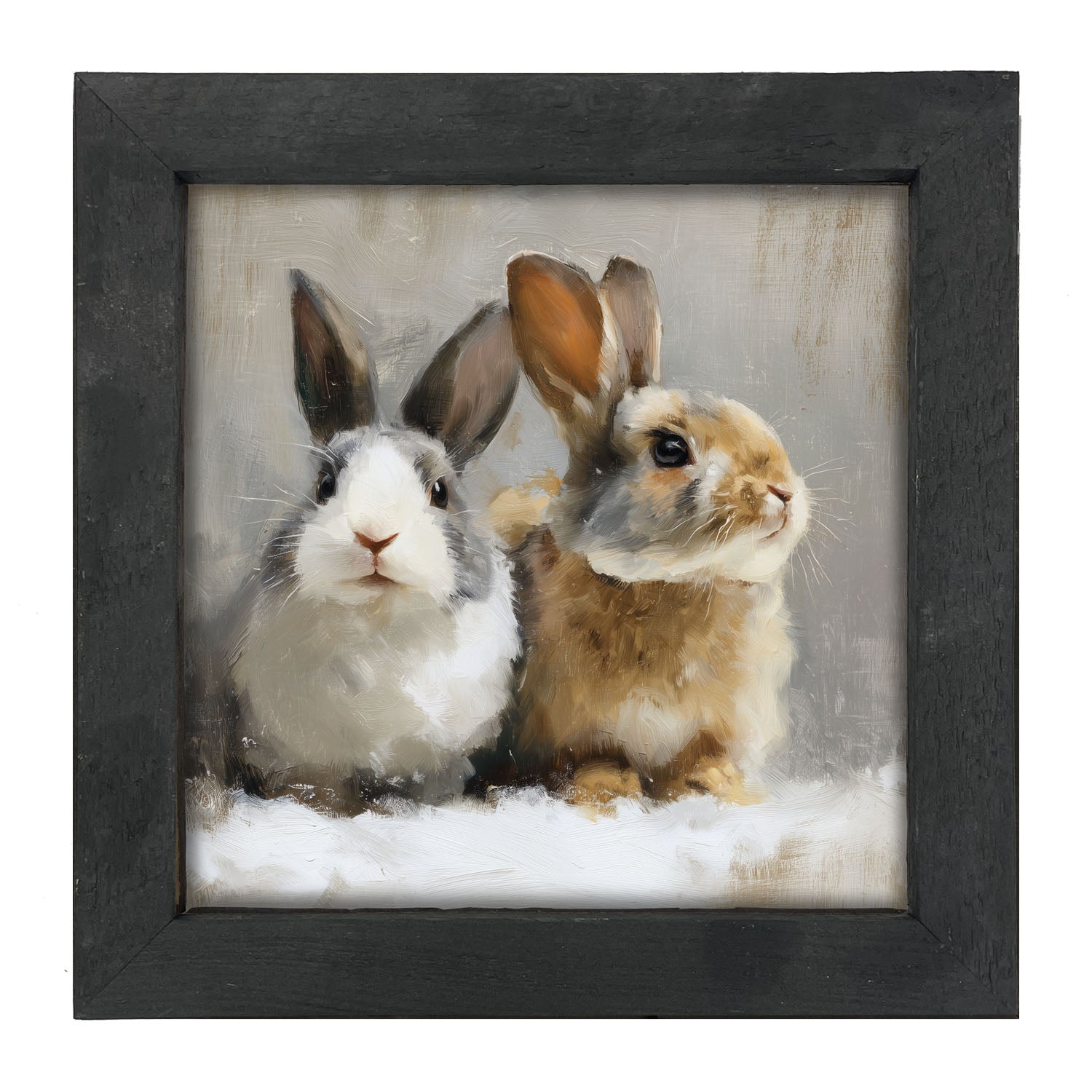 Two Bunnies - Framed Art