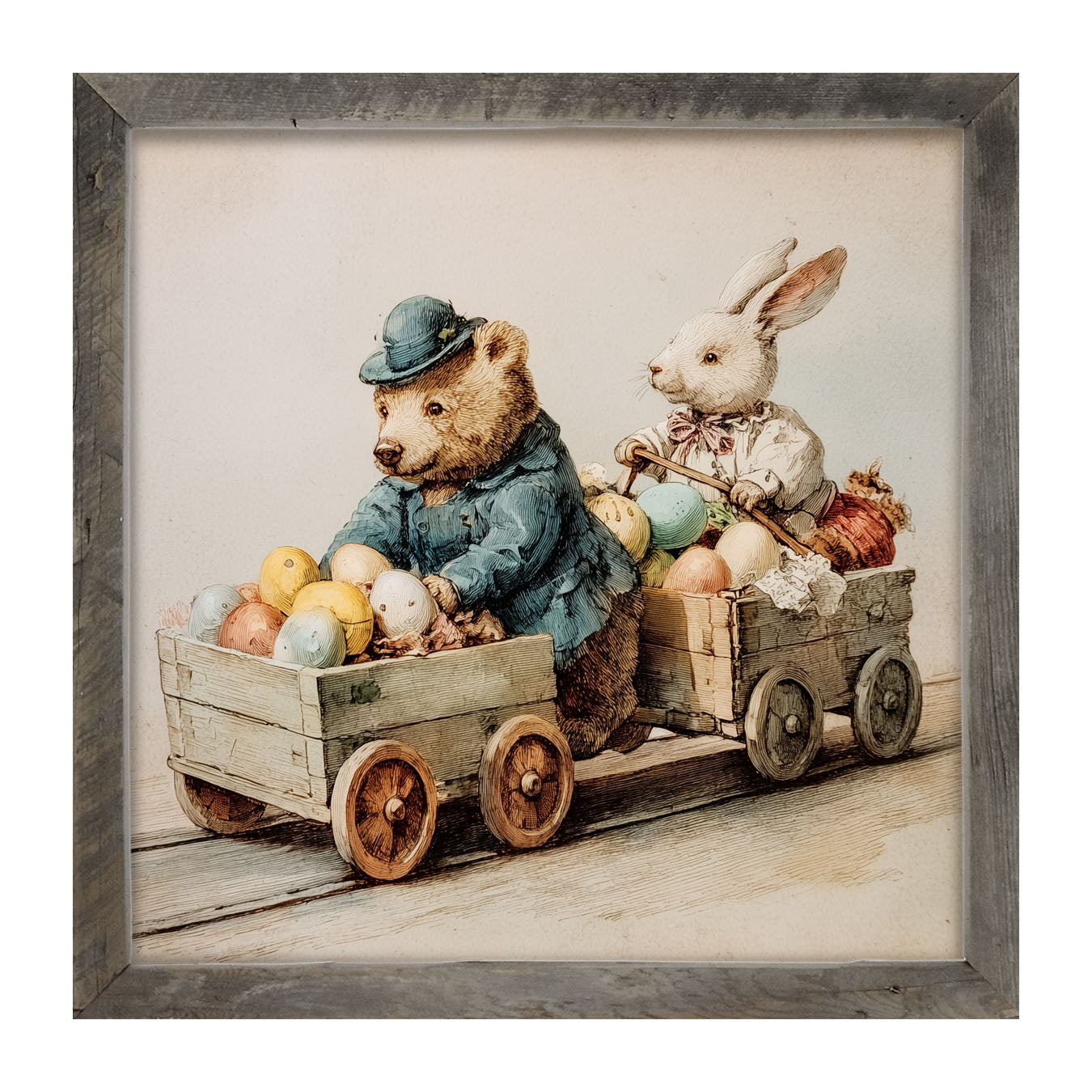 Easter Egg Delivery - Framed Art