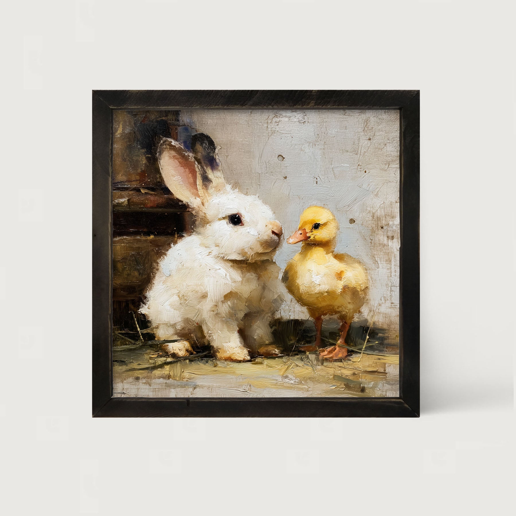 White Rabbit with Duck