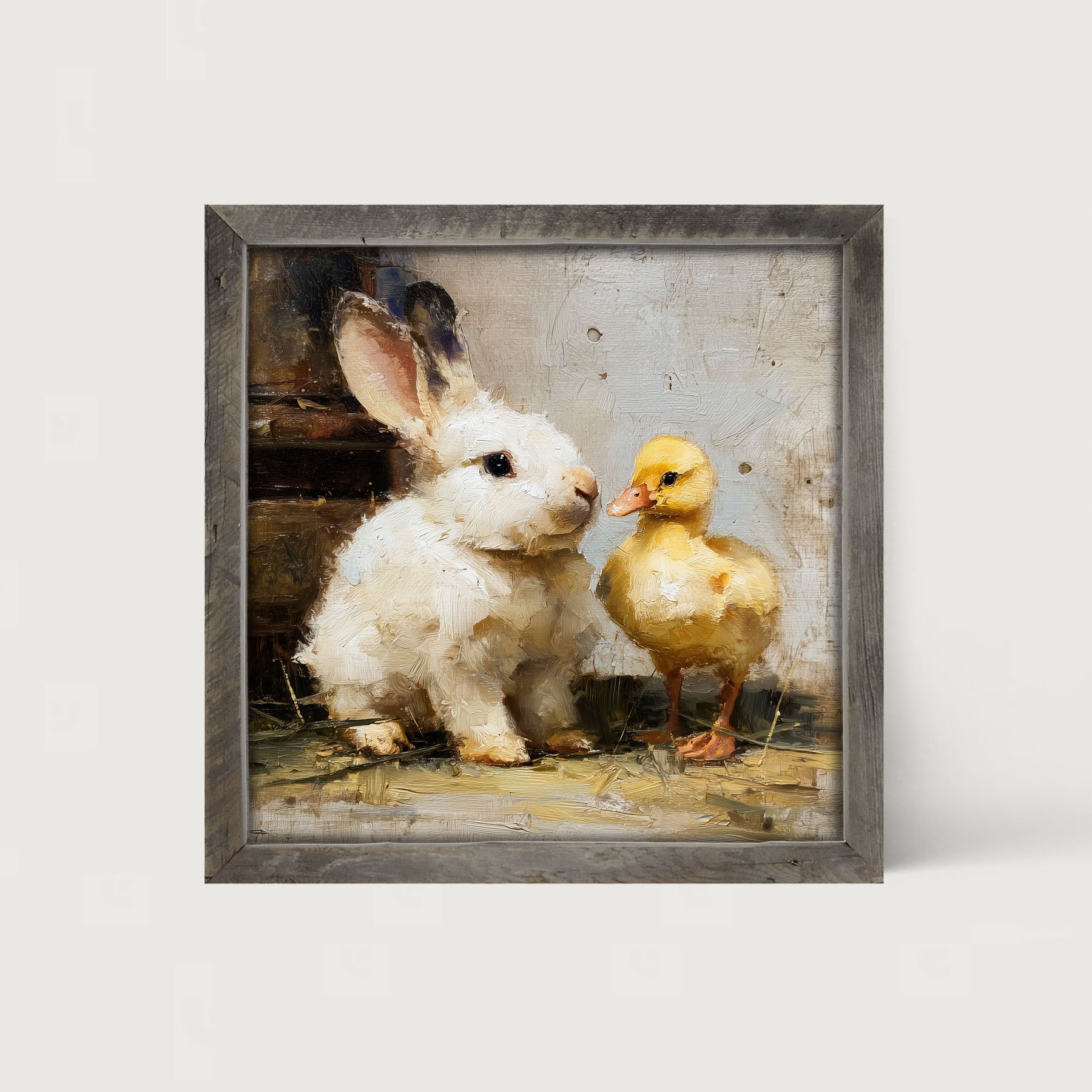 White Rabbit with Duck