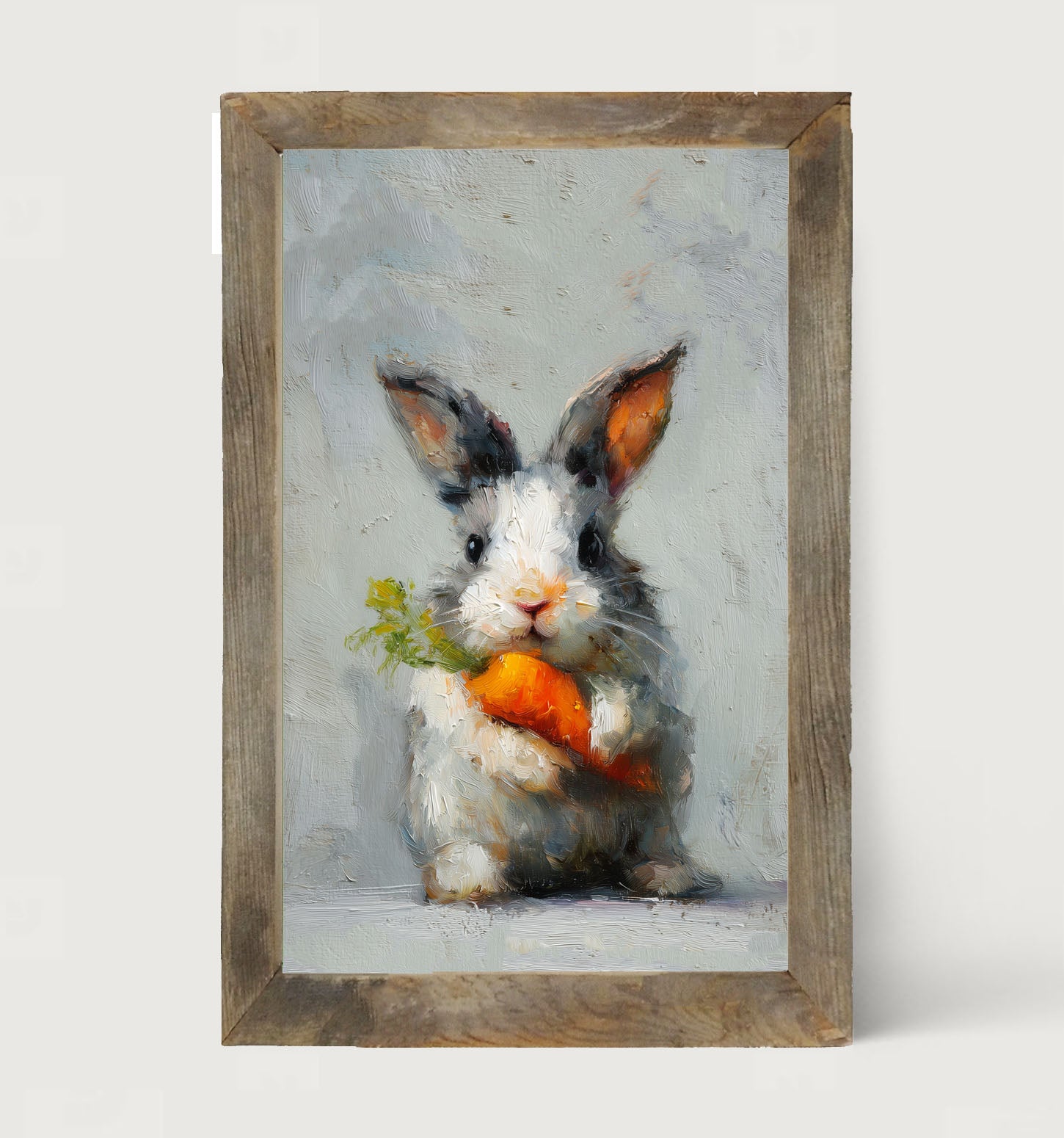 Bunny holding Carrot