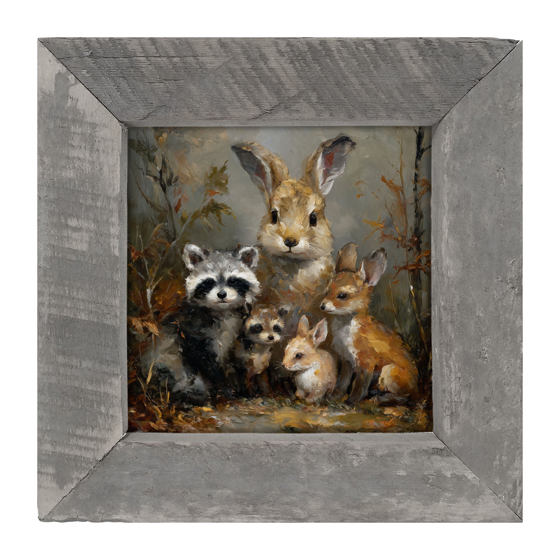 Forest Friends in Autumn - Framed Art