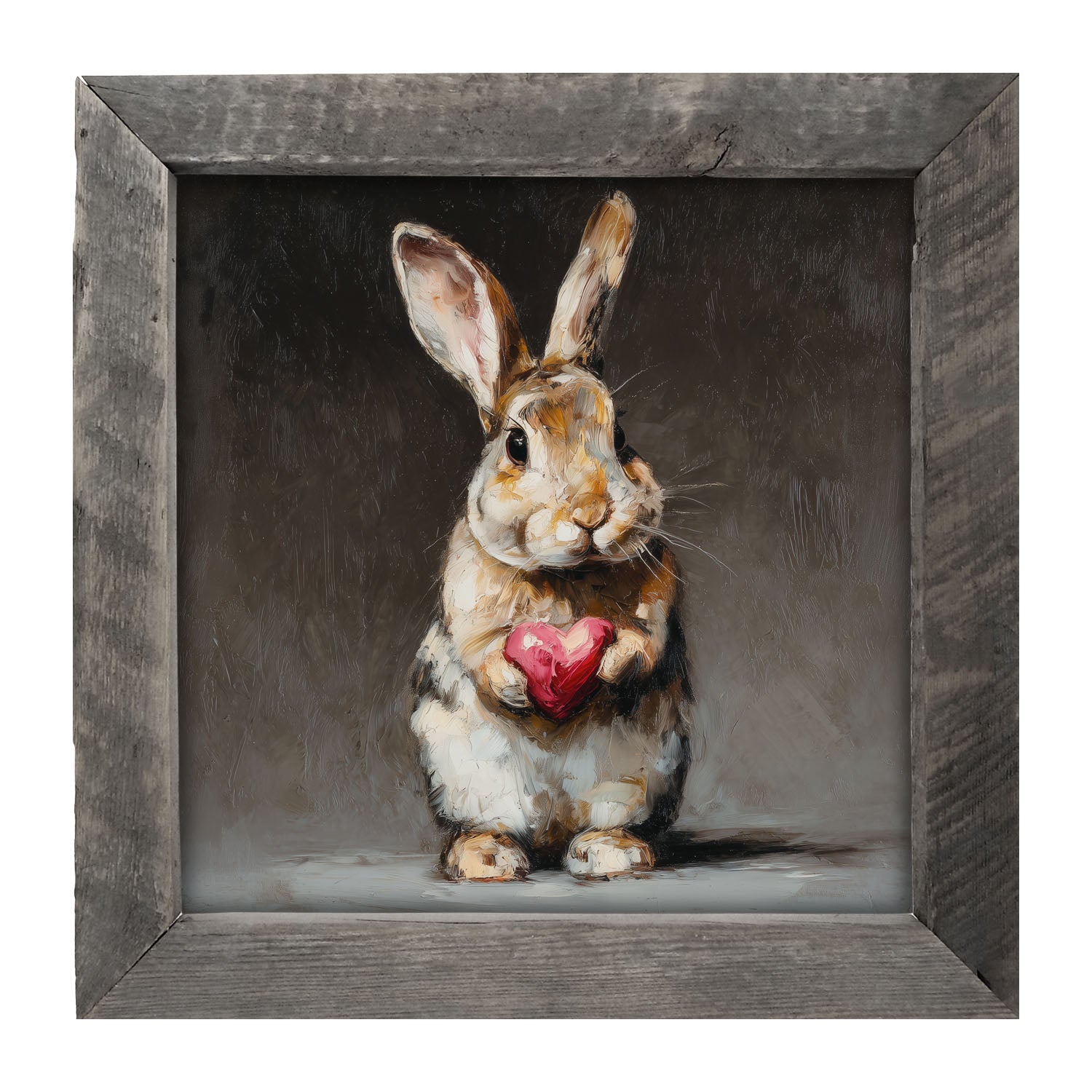 Holiday Bunny - Valentine's Day - Framed Art