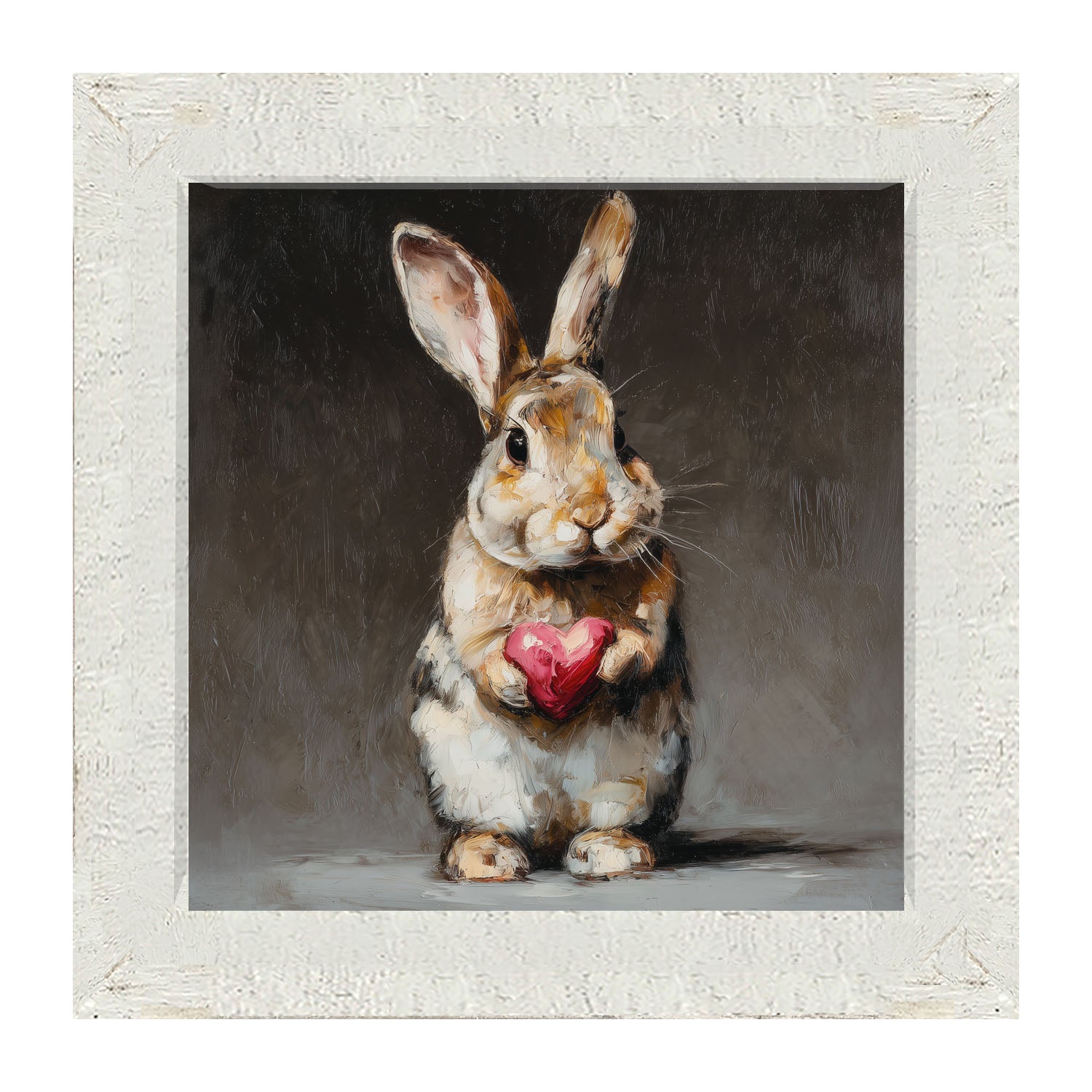 Holiday Bunny - Valentine's Day - Framed Art