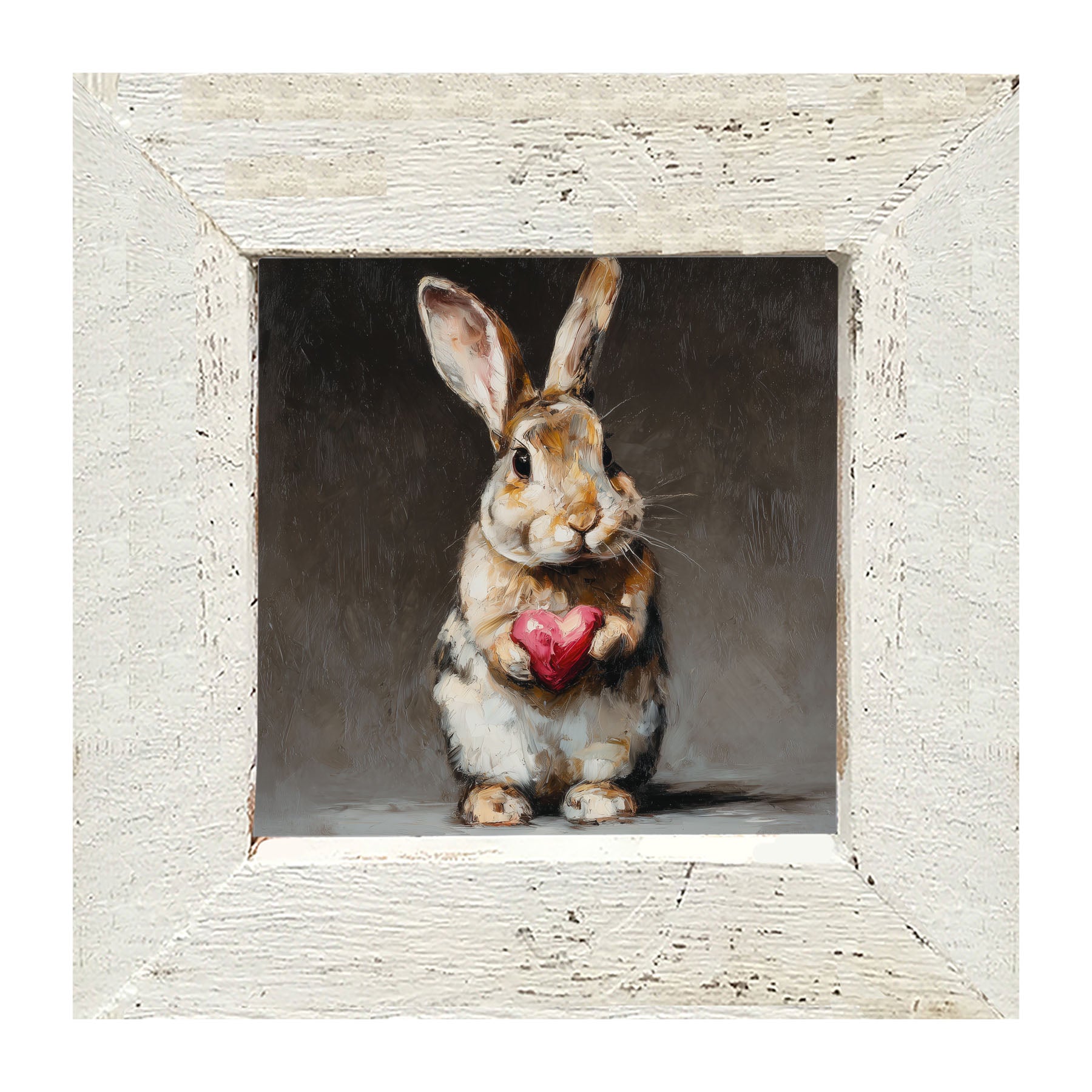 Holiday Bunny - Valentine's Day - Framed Art