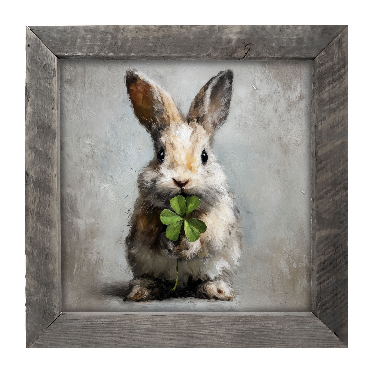Holiday Bunny - St. Patrick's Day - Framed Art