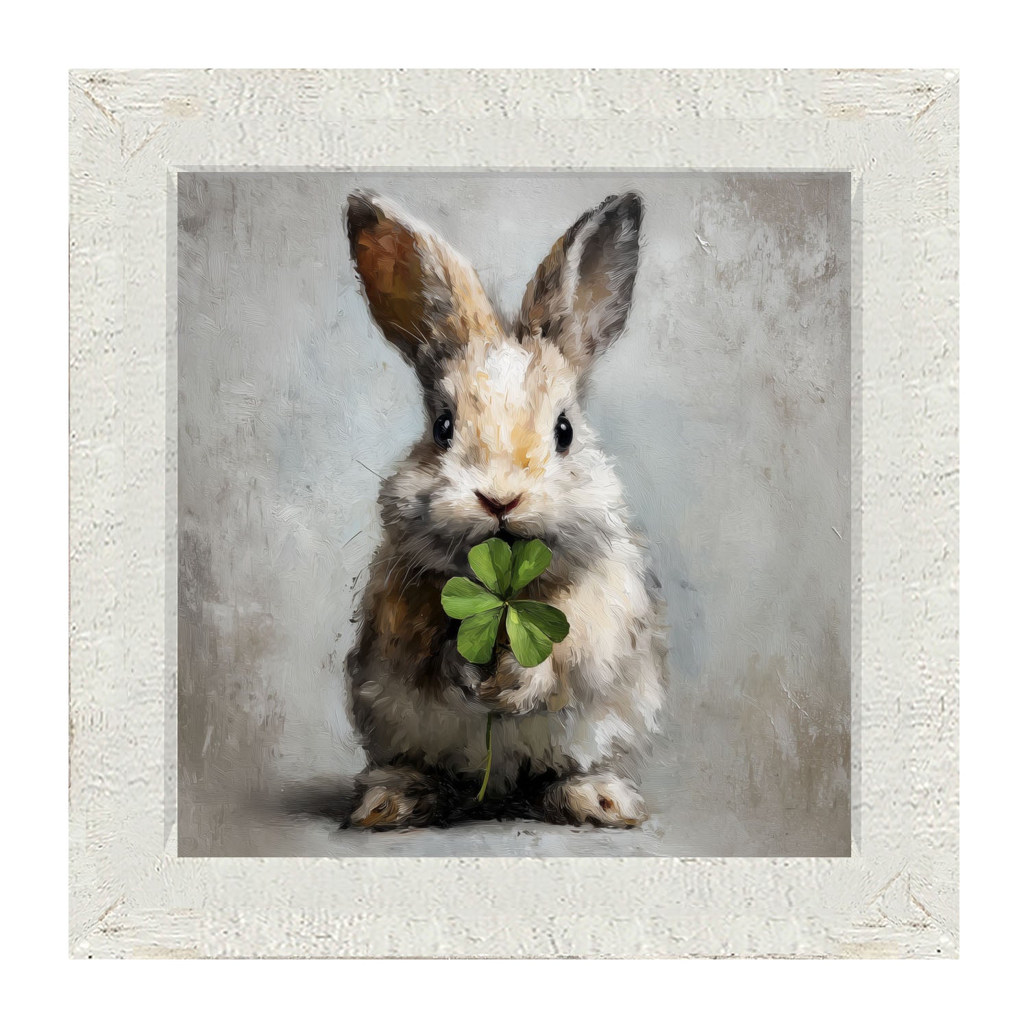 Holiday Bunny - St. Patrick's Day - Framed Art