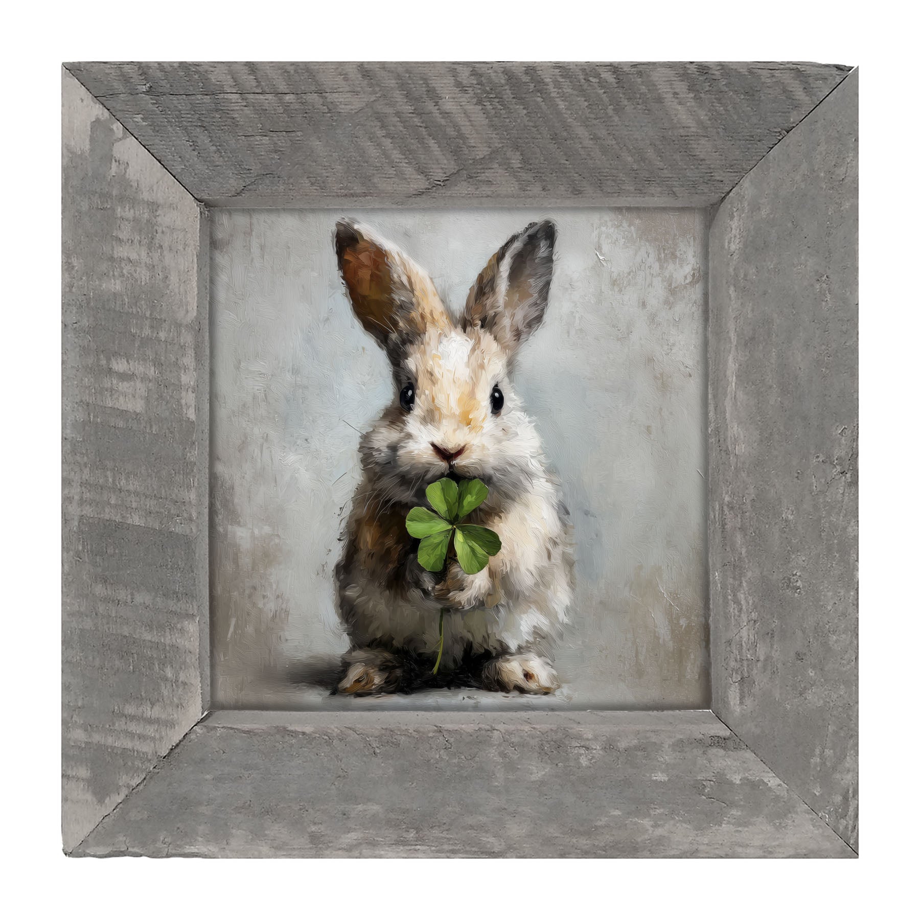 Holiday Bunny - St. Patrick's Day - Framed Art
