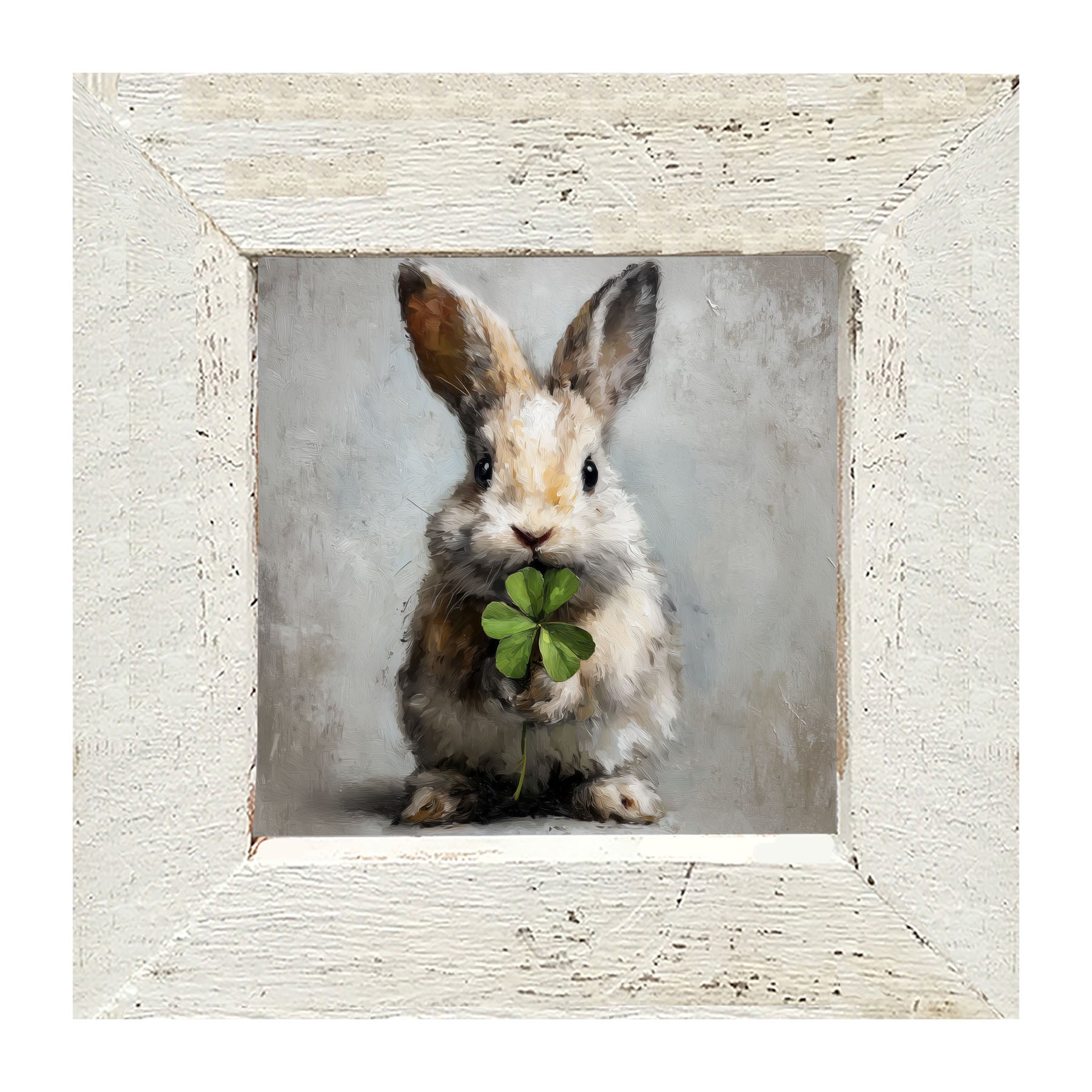 Holiday Bunny - St. Patrick's Day - Framed Art