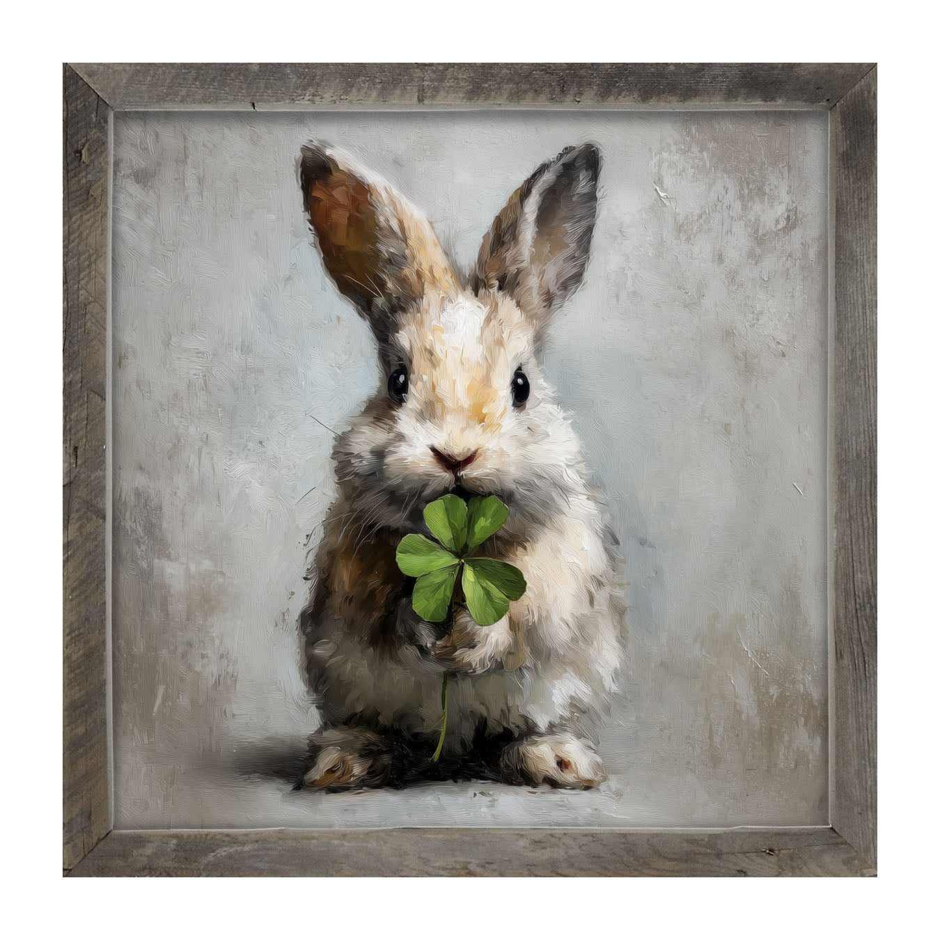 Holiday Bunny - St. Patrick's Day - Framed Art