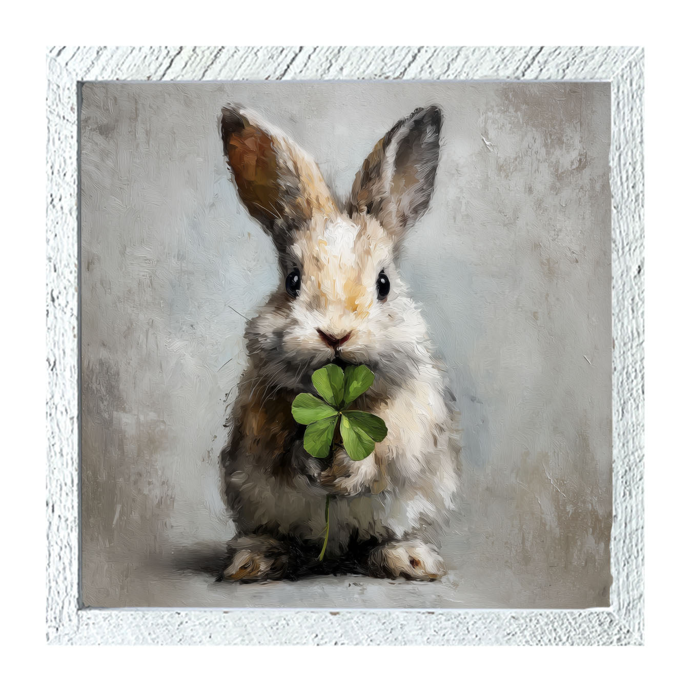 Holiday Bunny - St. Patrick's Day - Framed Art