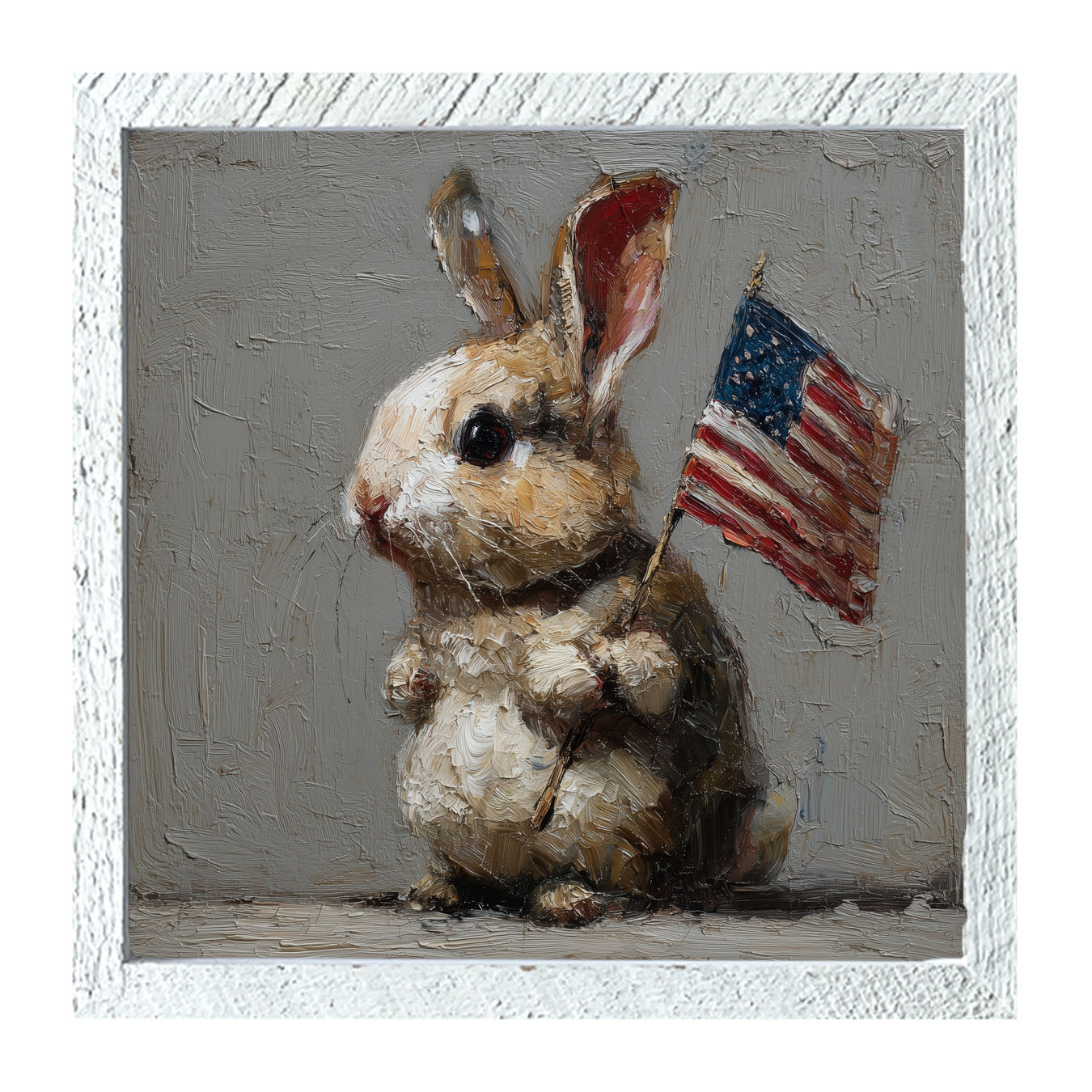 Holiday Bunny - Fourth of July - Framed Art