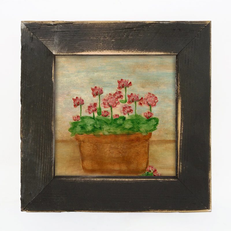Red Geraniums