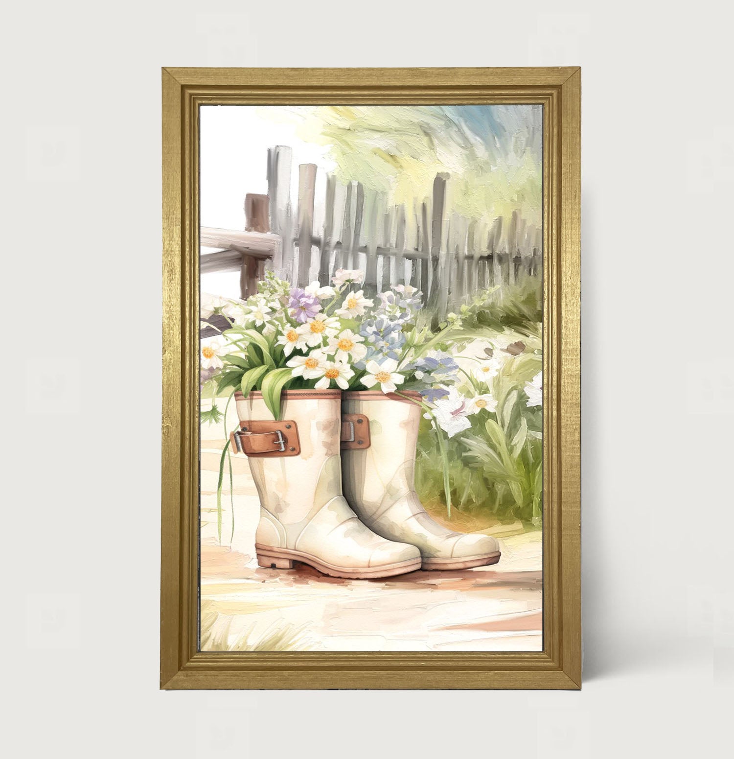 Gardening Boots 2 - Framed art