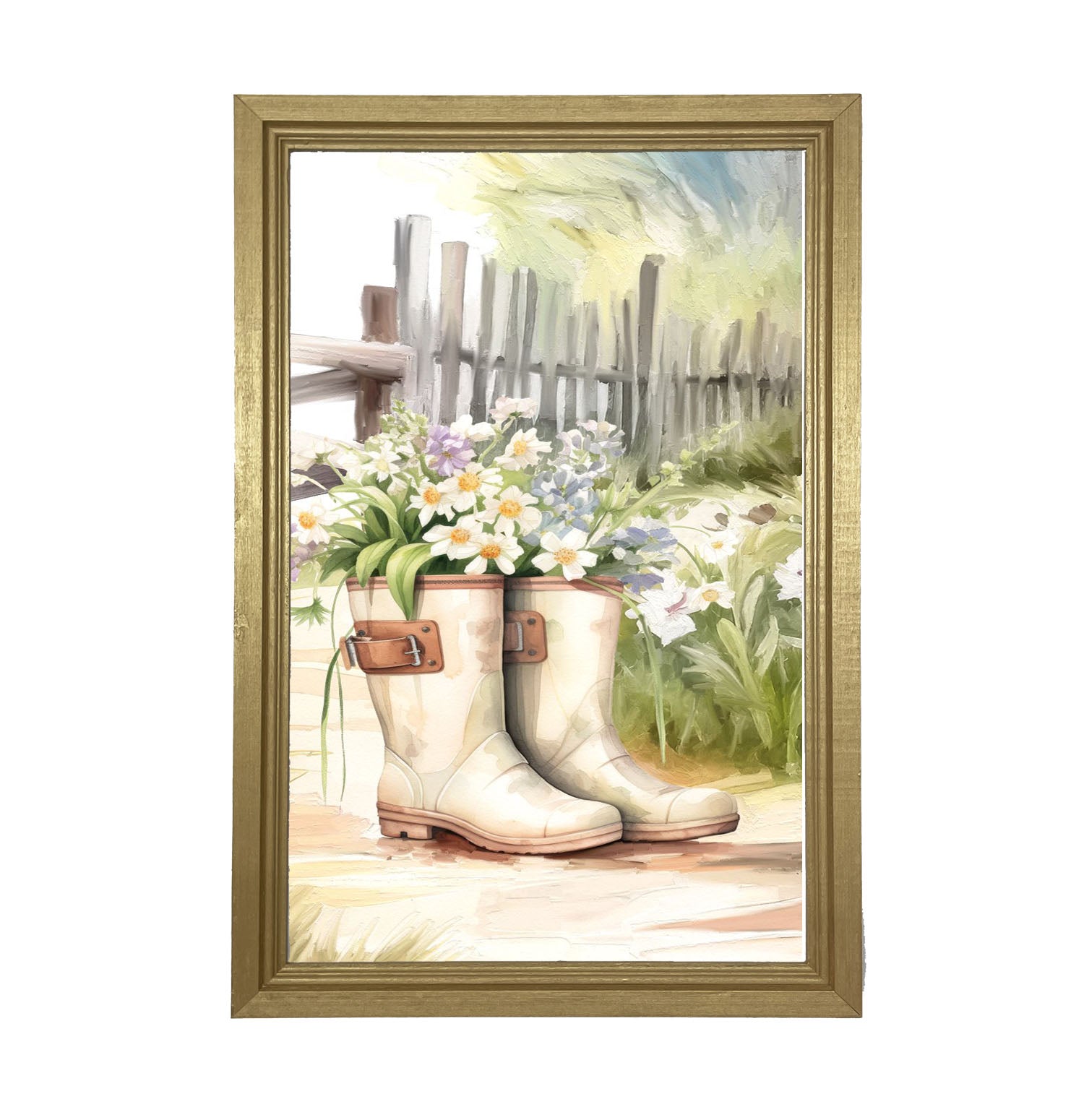Gardening Boots 2 - Framed art