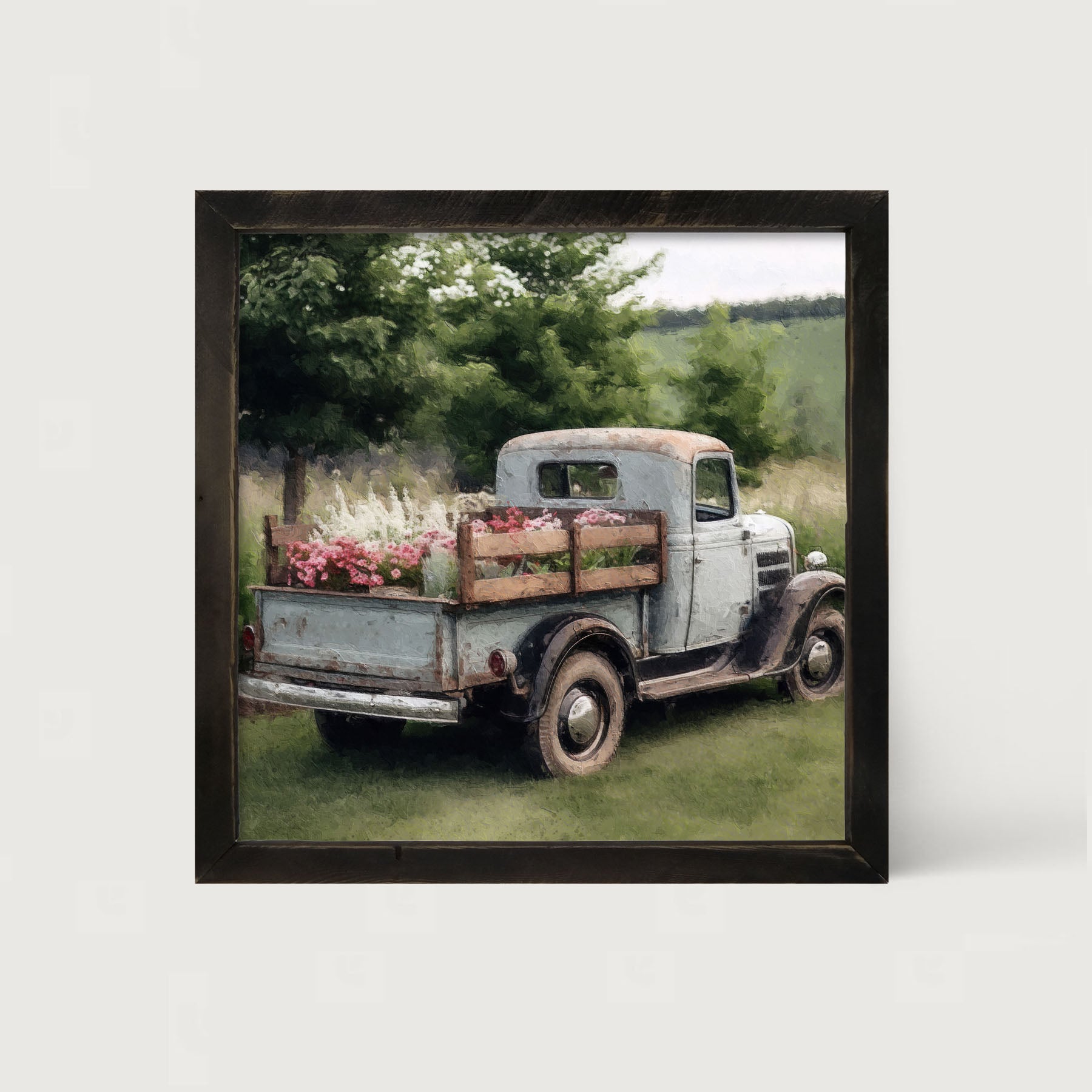 Blue Flower Truck