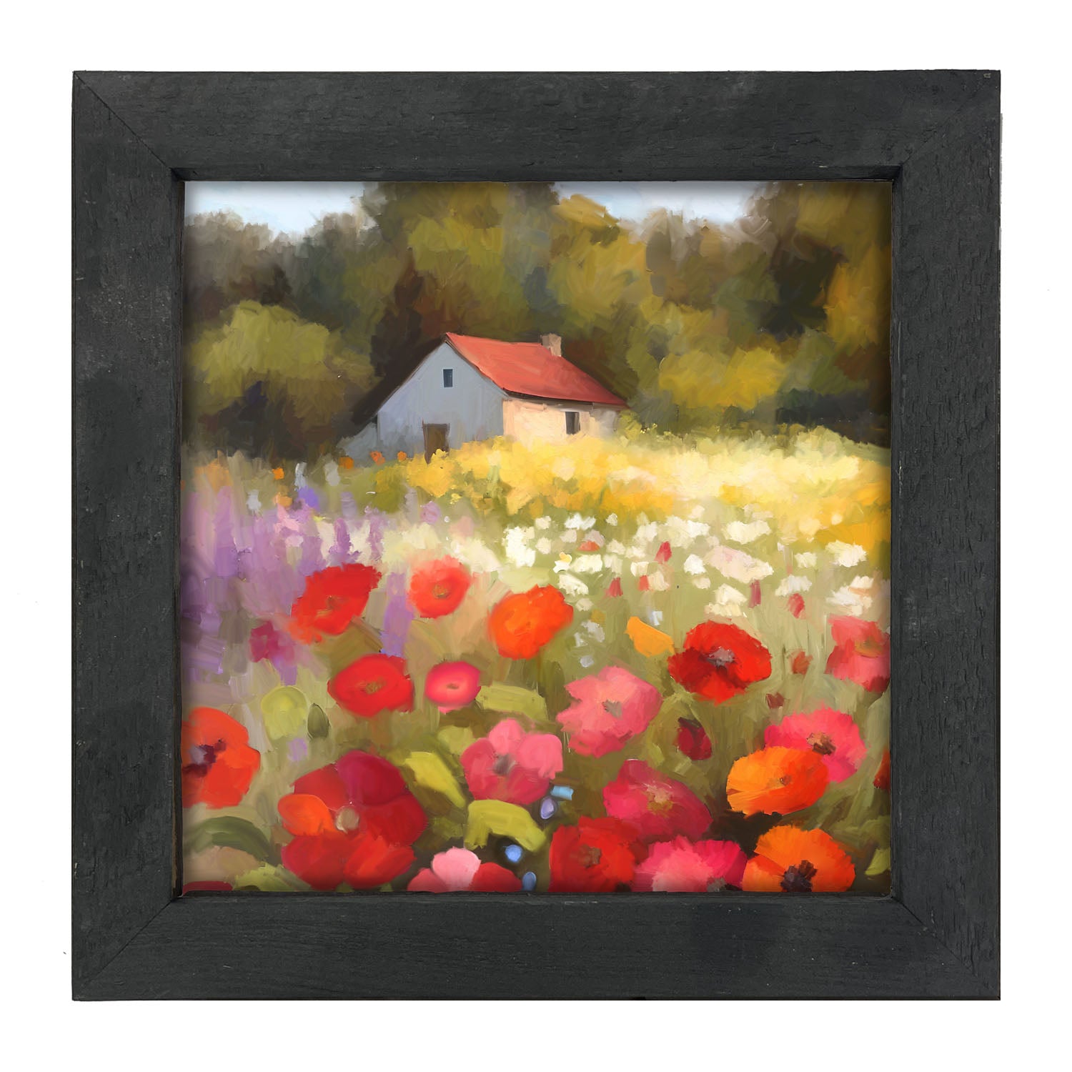 Farmside Flowers - Framed Art