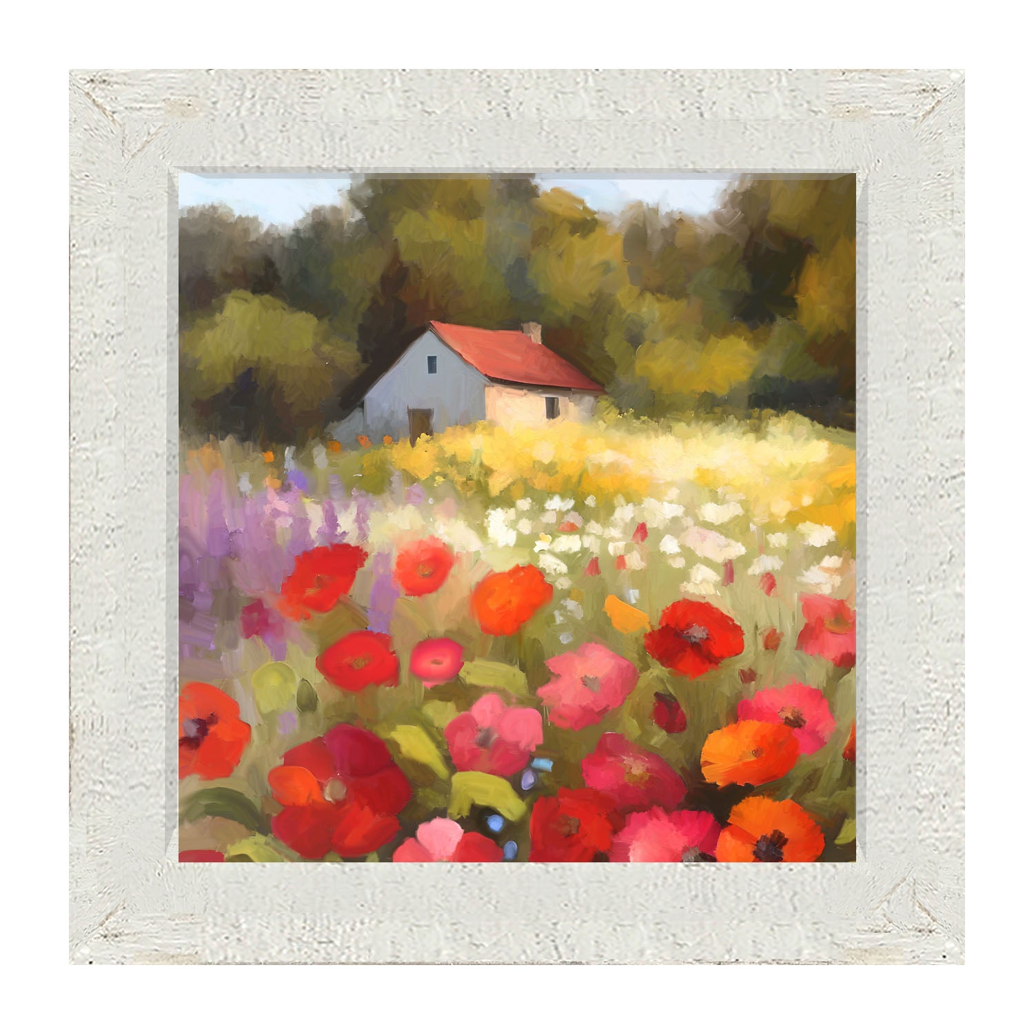 Farmside Flowers - Framed Art