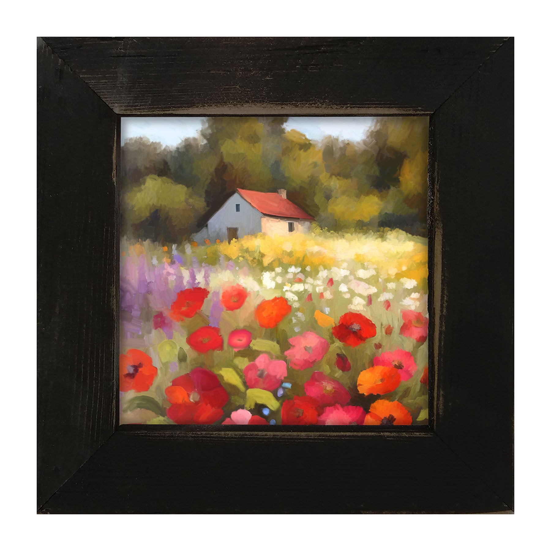 Farmside Flowers - Framed Art